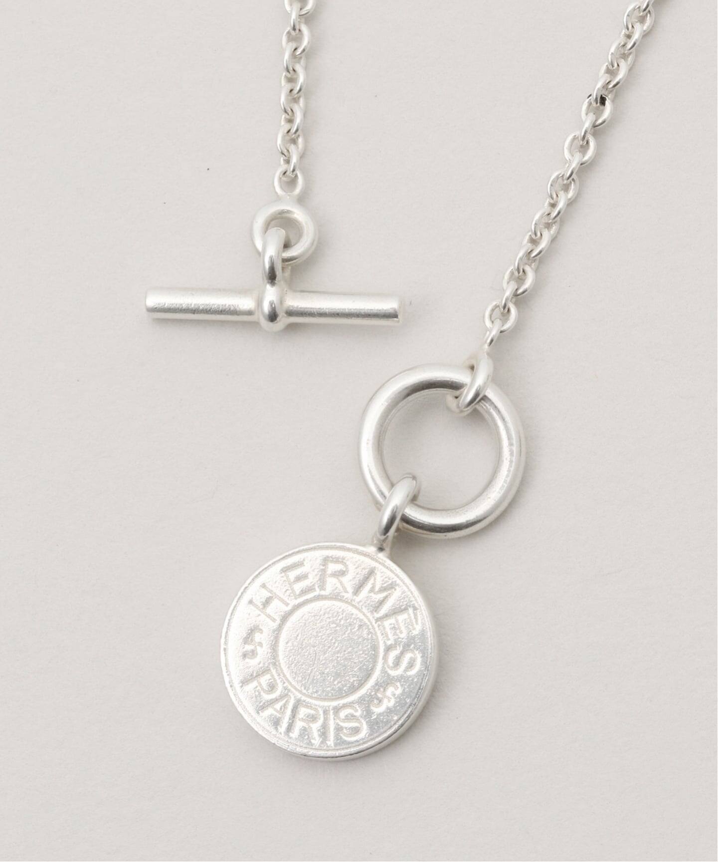 VINTAGE HERMES/エルメス】Amulet sellier necklace（ネックレス