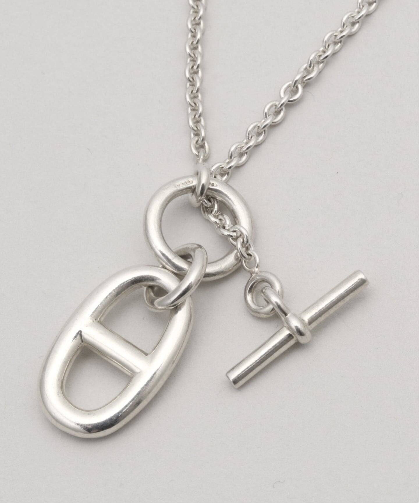 HERMES ネックレス CHAINE D'ANCRE AMULET VINTAGE HERMES/エルメス】Amulet Chaine dAncre necklace（ネックレス