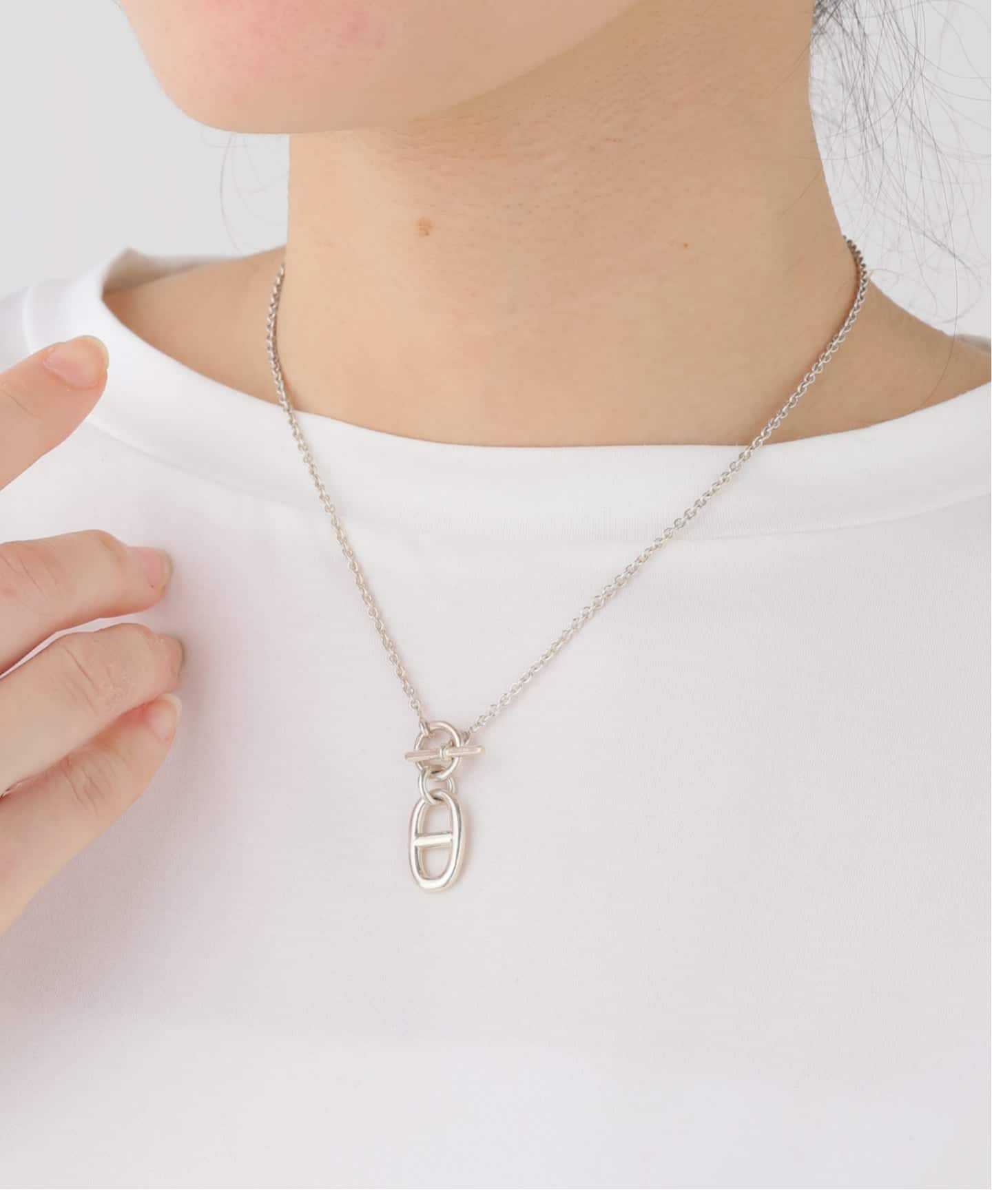 VINTAGE HERMES/エルメス】Amulet Chaine dAncre necklace（ネックレス