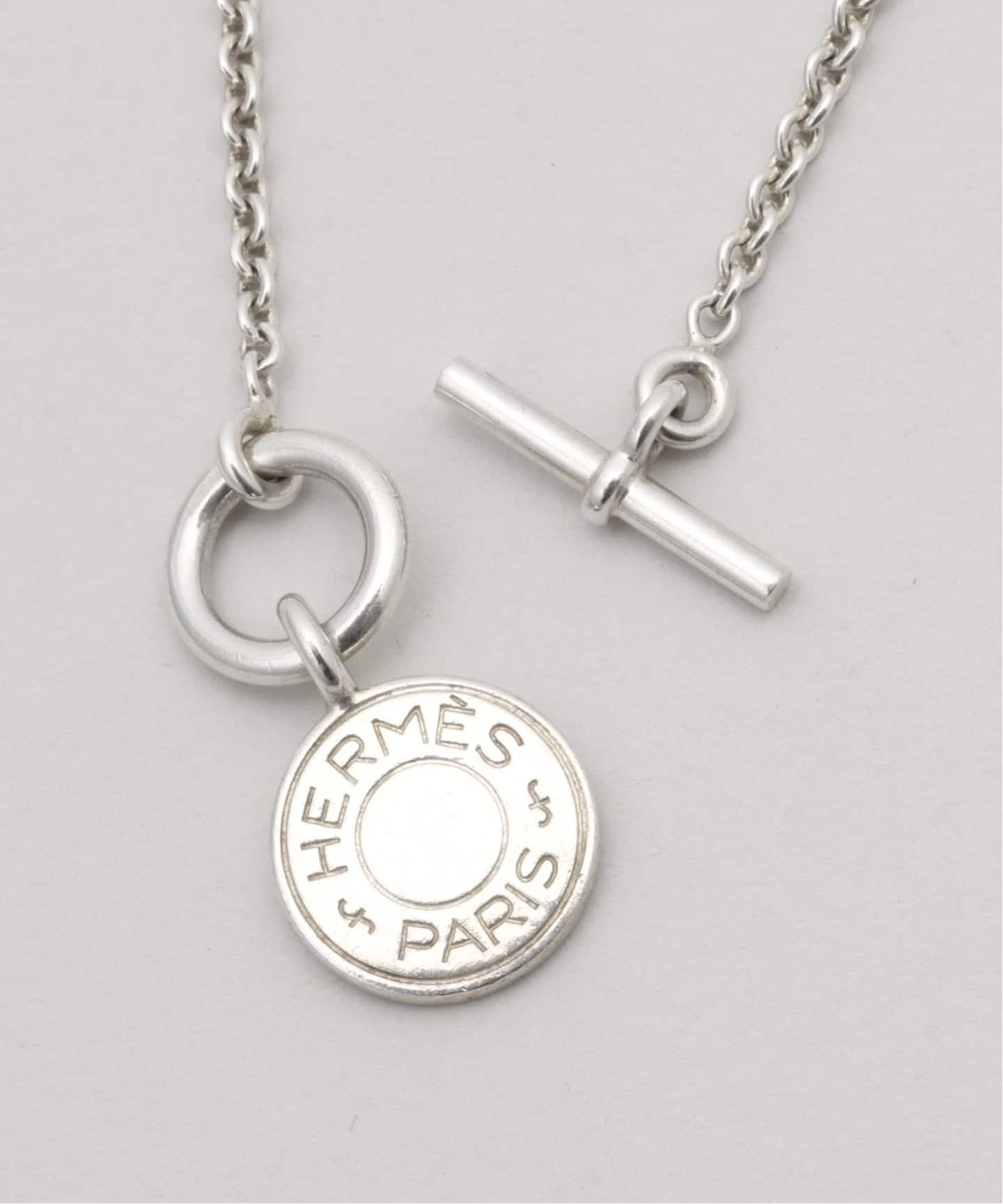 VINTAGE HERMES/エルメス】Amulet sellier necklace（ネックレス