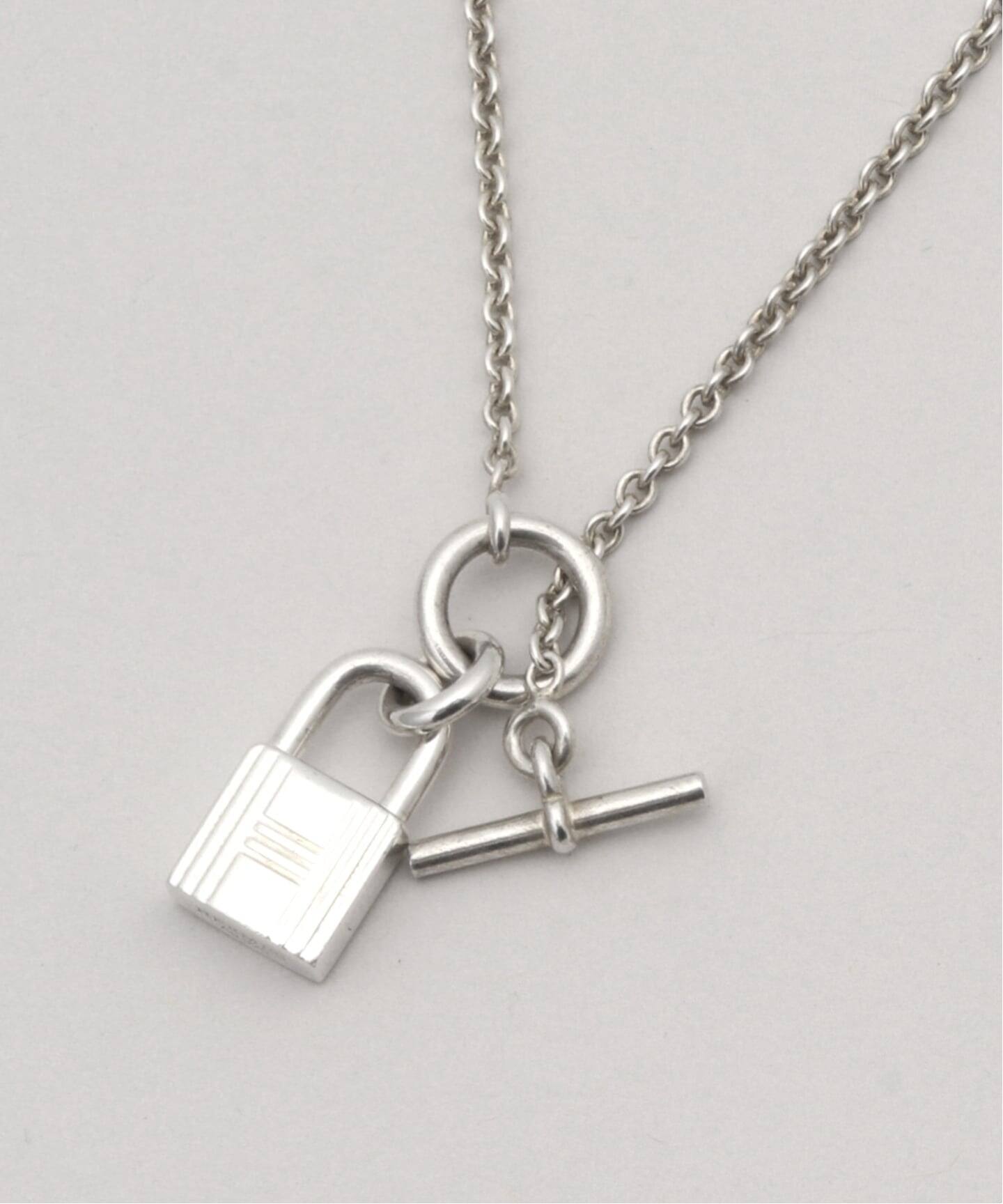 HERMES vintage ネックレス チャーム ヘッド VINTAGE HERMES/エルメス】Amulet cadena necklace（ネックレス