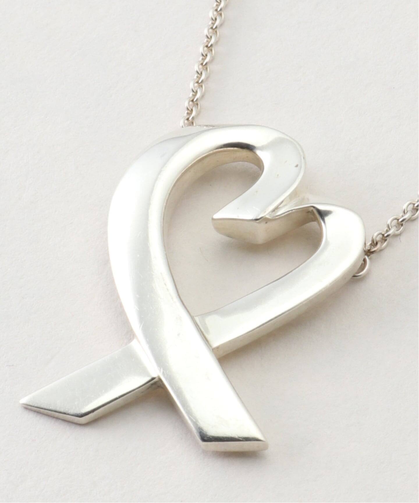 VINTAGE TIFFANY&Co./ティファニー】Loving heart necklace