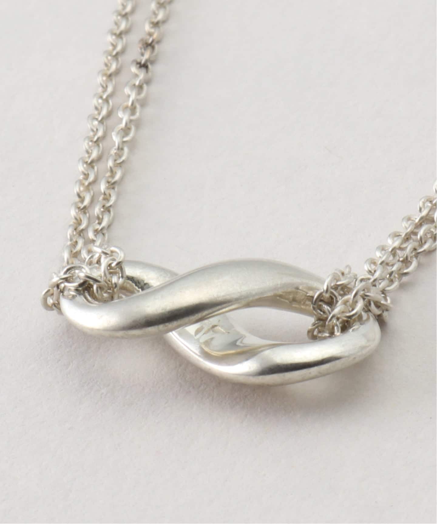 VINTAGE TIFFANY&Co./ティファニー】 Infinity double chain necklace