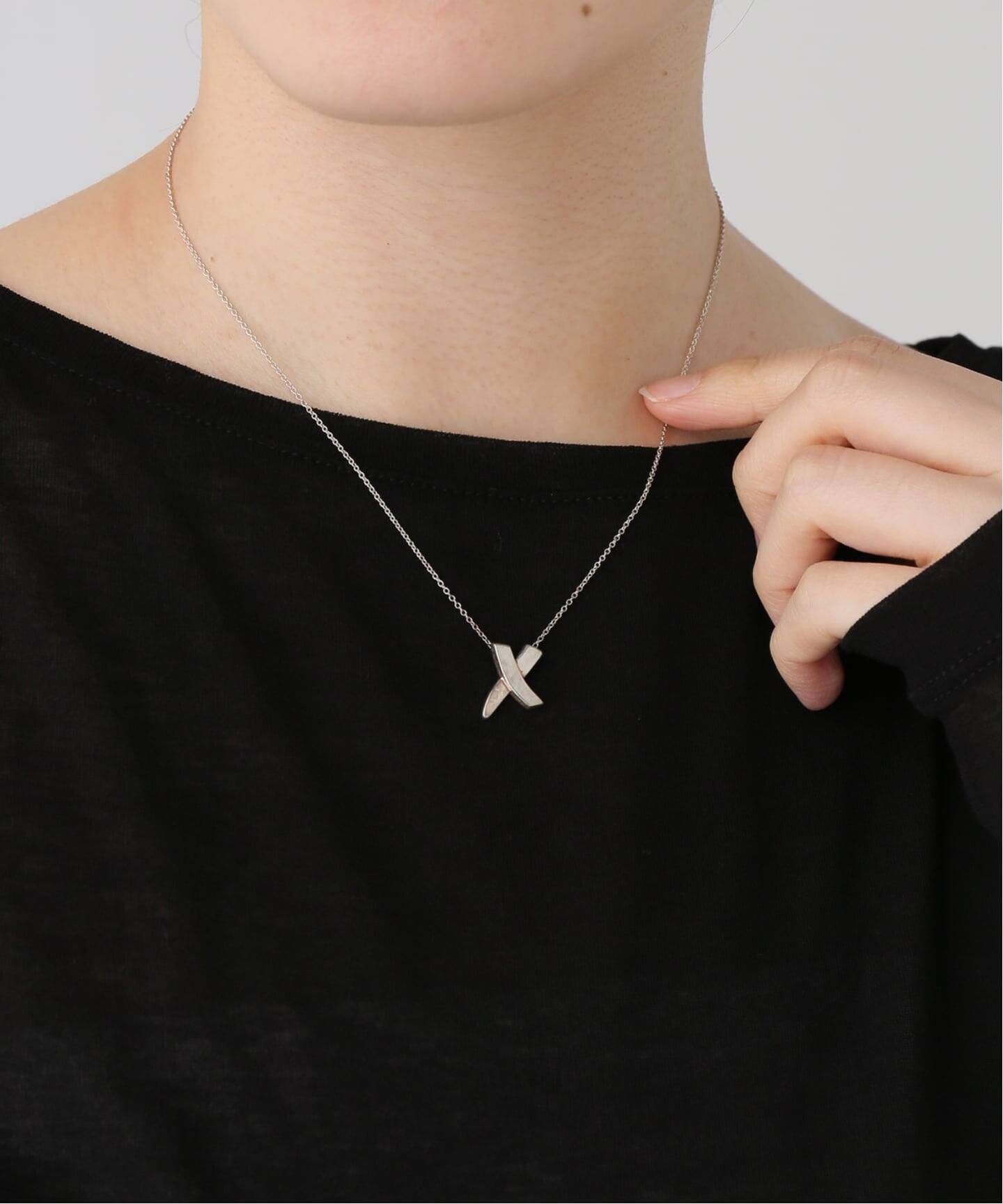 と*り様 TIFFANY＆Co. ティファニー ヴィンテージ ネックレス SV9 VINTAGE TIFFANY&Co./ティファニー】Kiss necklace（ネックレス