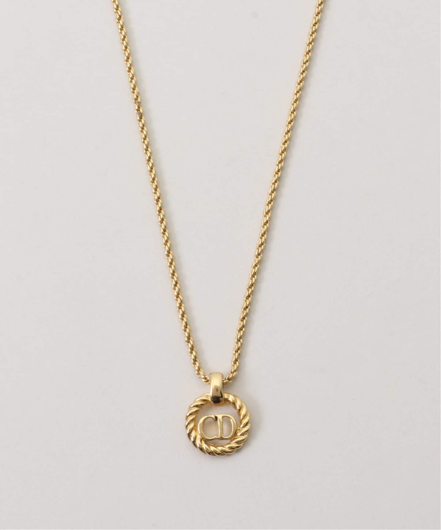 アンサンブル クリスチャン ディオール VINTAGE DIOR/ディオール】necklace logo round（ネックレス