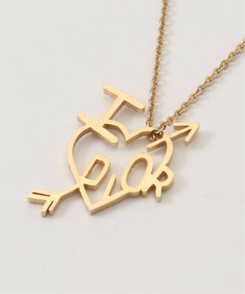 VINTAGE DIOR/ディオール】 necklace logo heart allow（ネックレス 