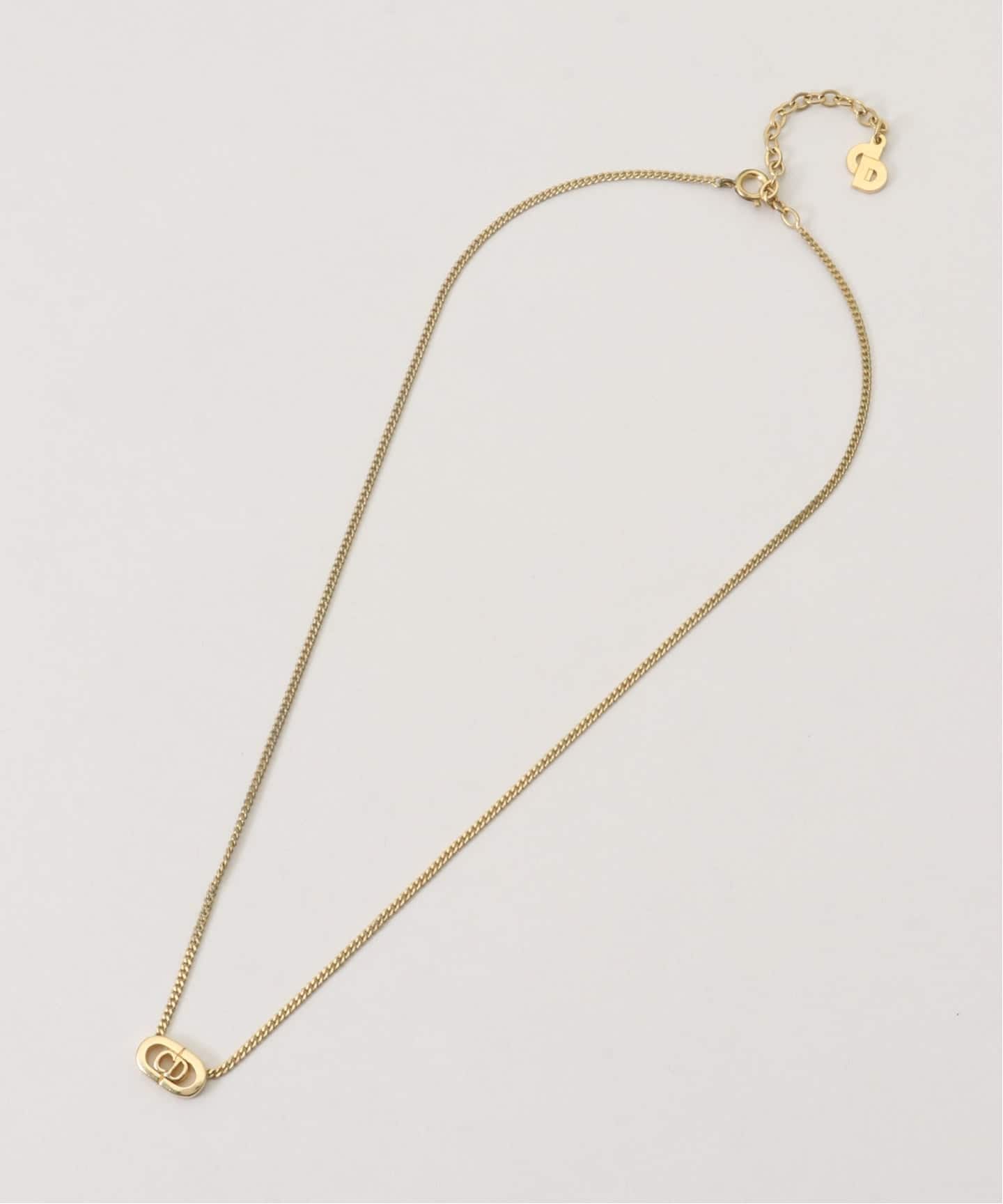 VINTAGE Dior necklace /ディオール　ネックレス VINTAGE DIOR/ディオール】necklace logo oval（ネックレス