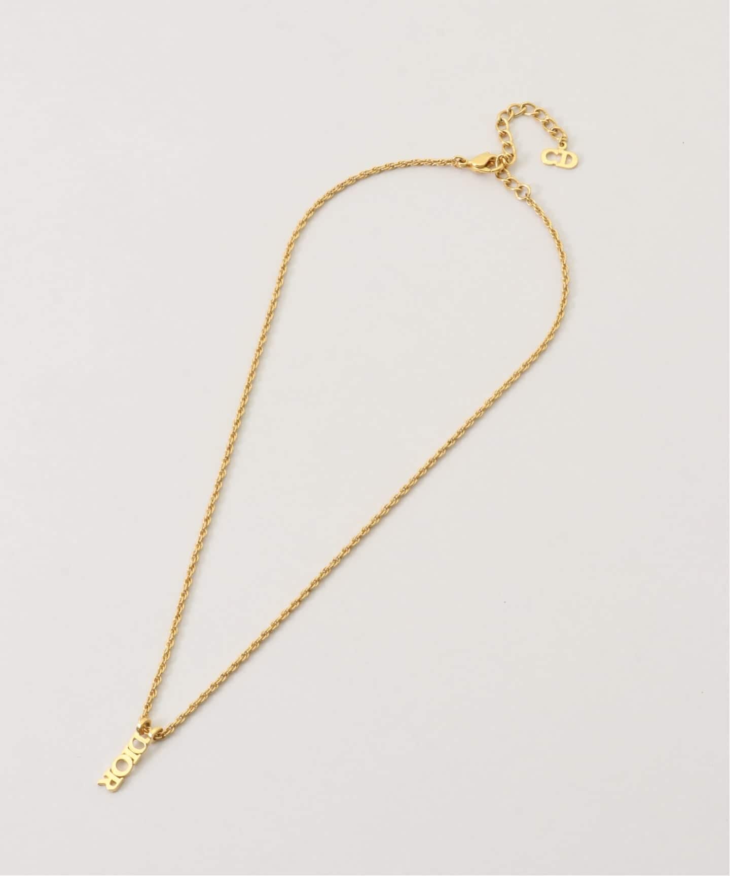 VINTAGE DIOR/ディオール】necklace logo bar（ネックレス）｜ENSEMBLE