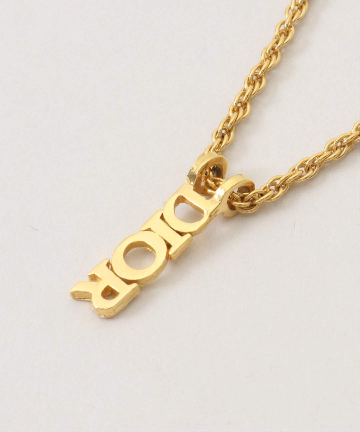 VINTAGE DIOR/ディオール】necklace logo bar（ネックレス）｜ENSEMBLE