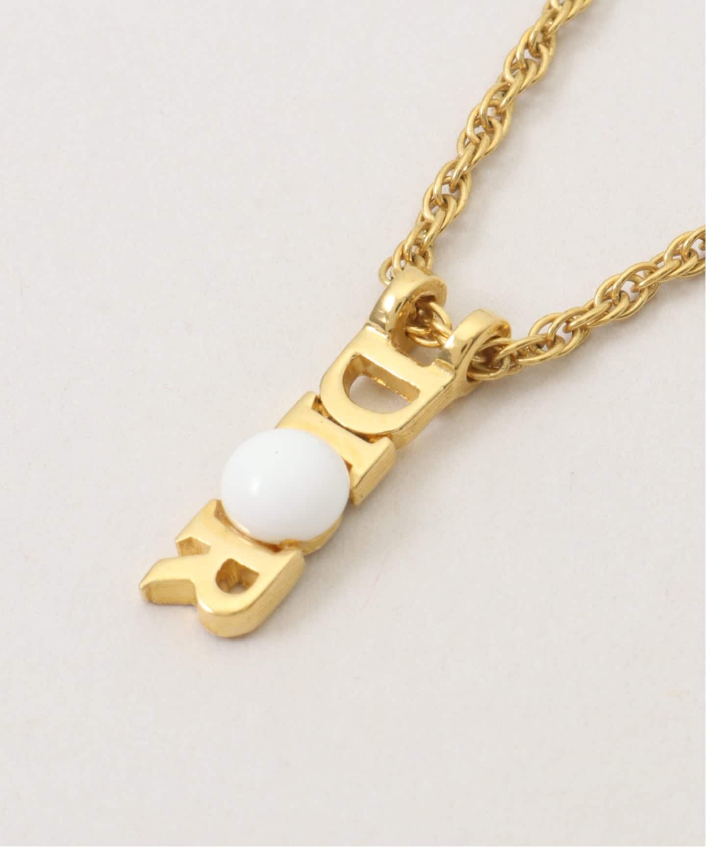 VINTAGE DIOR/ディオール】necklace logo bar（ネックレス）｜ENSEMBLE