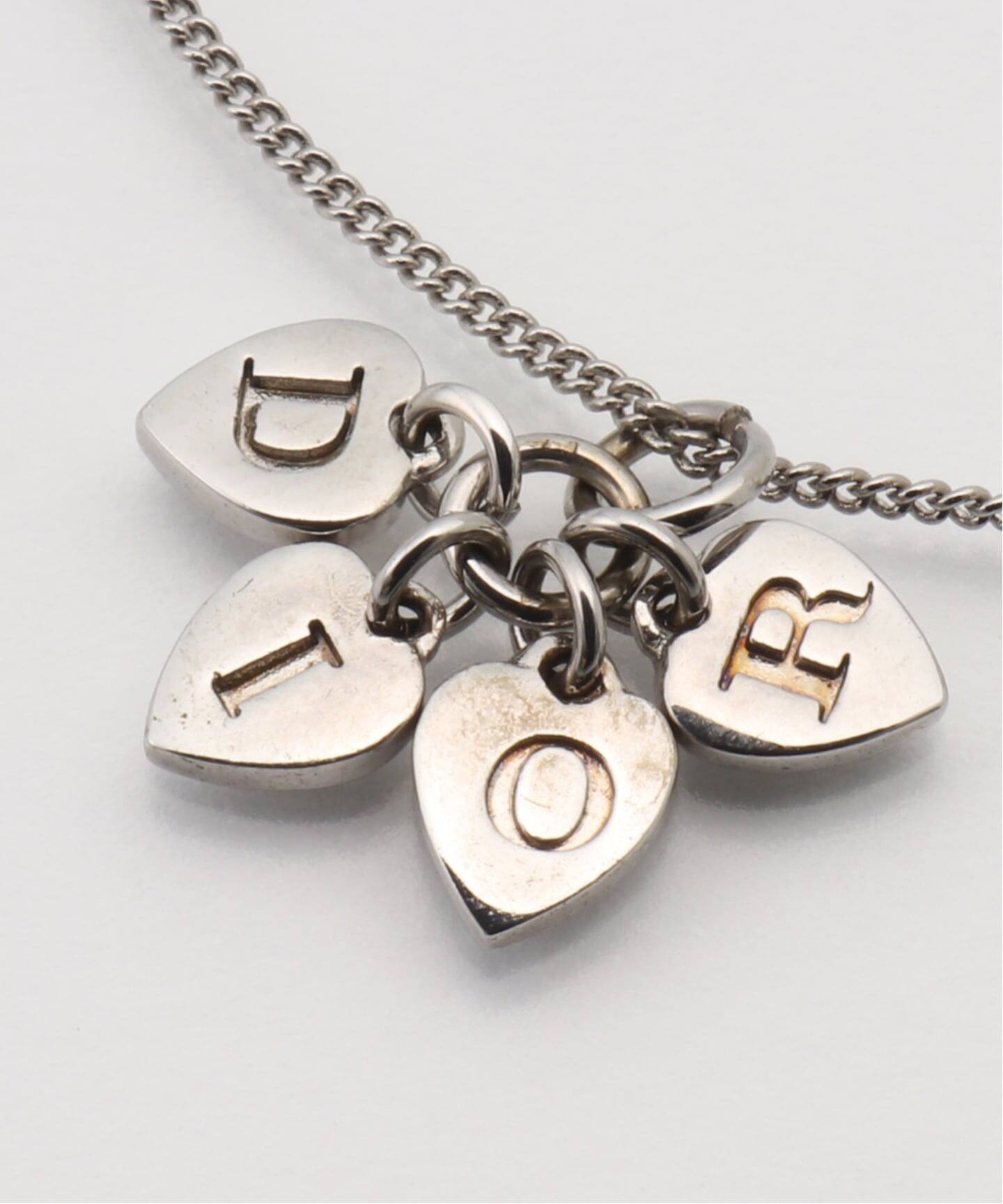 VINTAGE DIOR/ディオール】Necklace logo heart（ネックレス