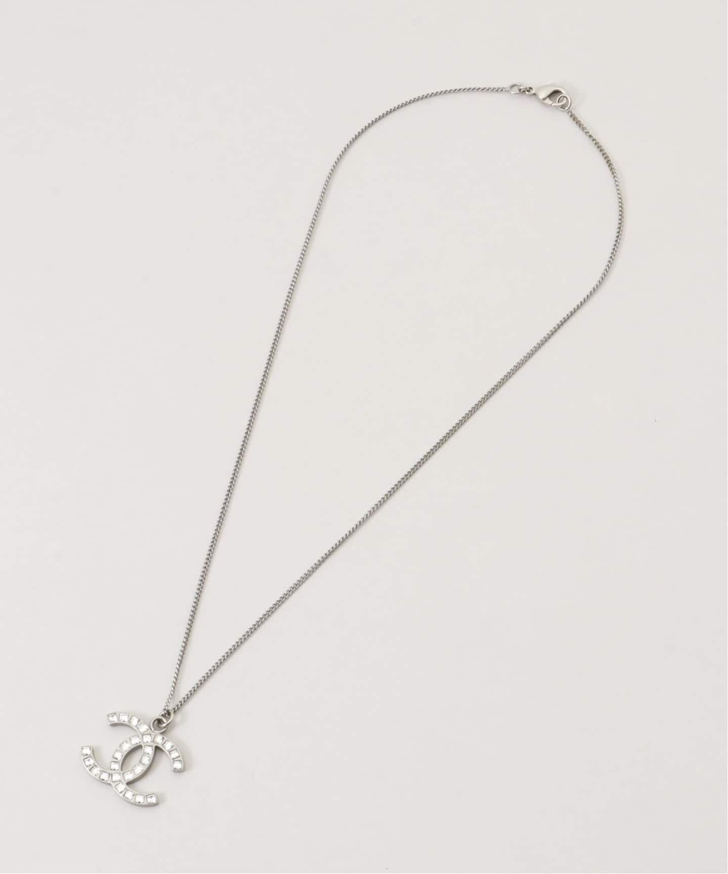 VINTAGE CHANEL/シャネル】CC necklace square（ネックレス