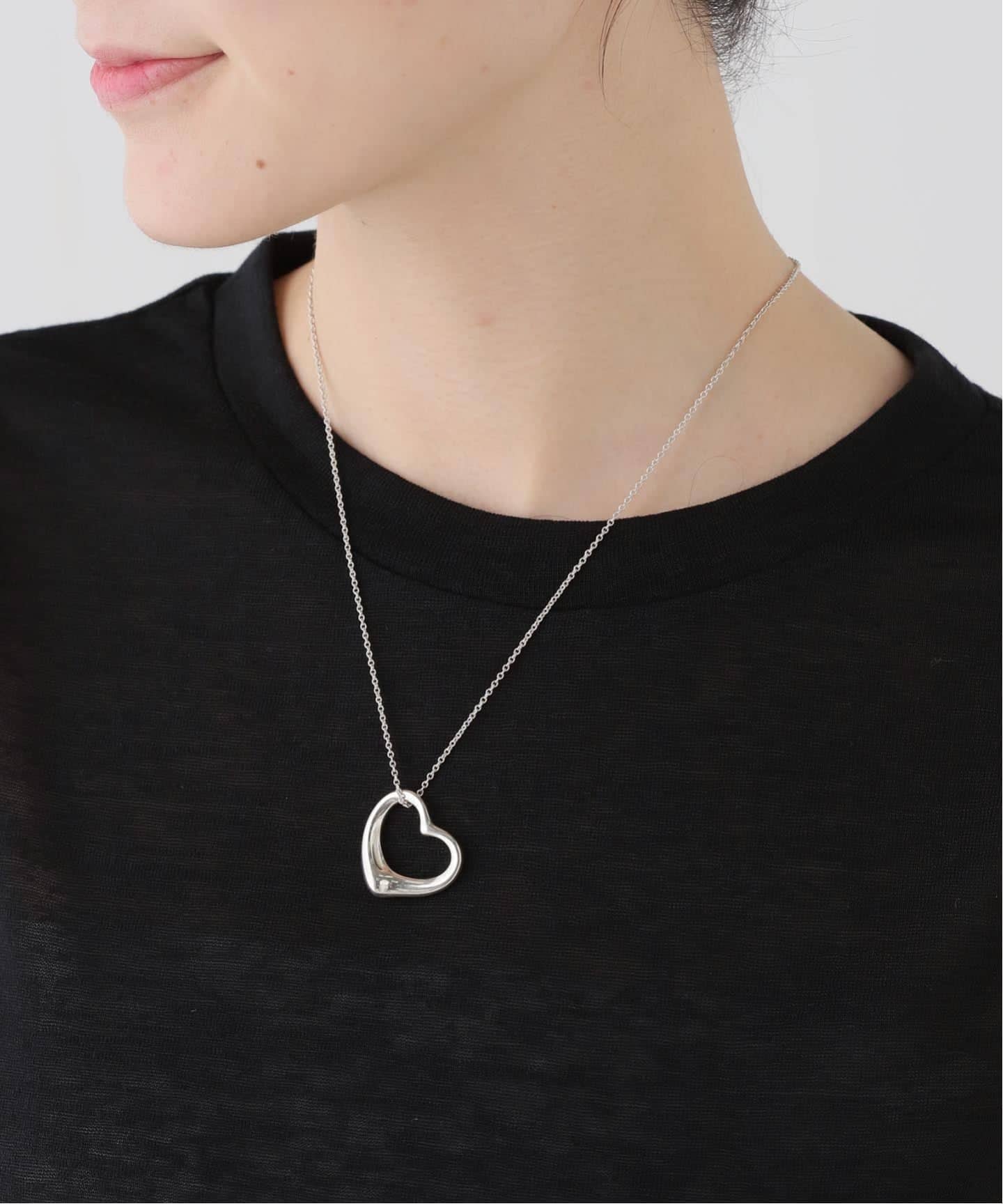 VINTAGE TIFFANY&Co./ティファニー】Open heart necklace l
