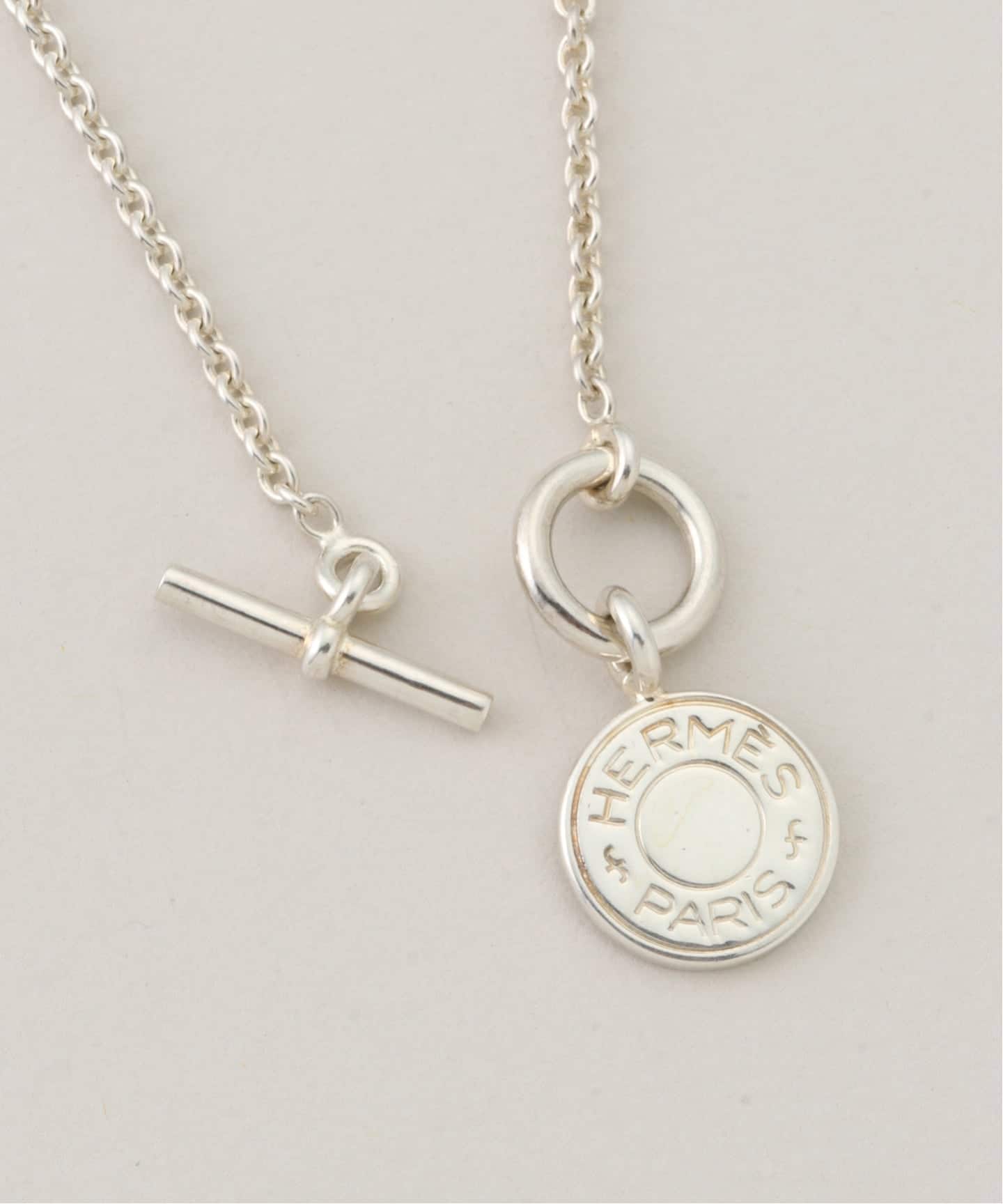 VINTAGE HERMES/エルメス】Amulet sellier necklace（ネックレス
