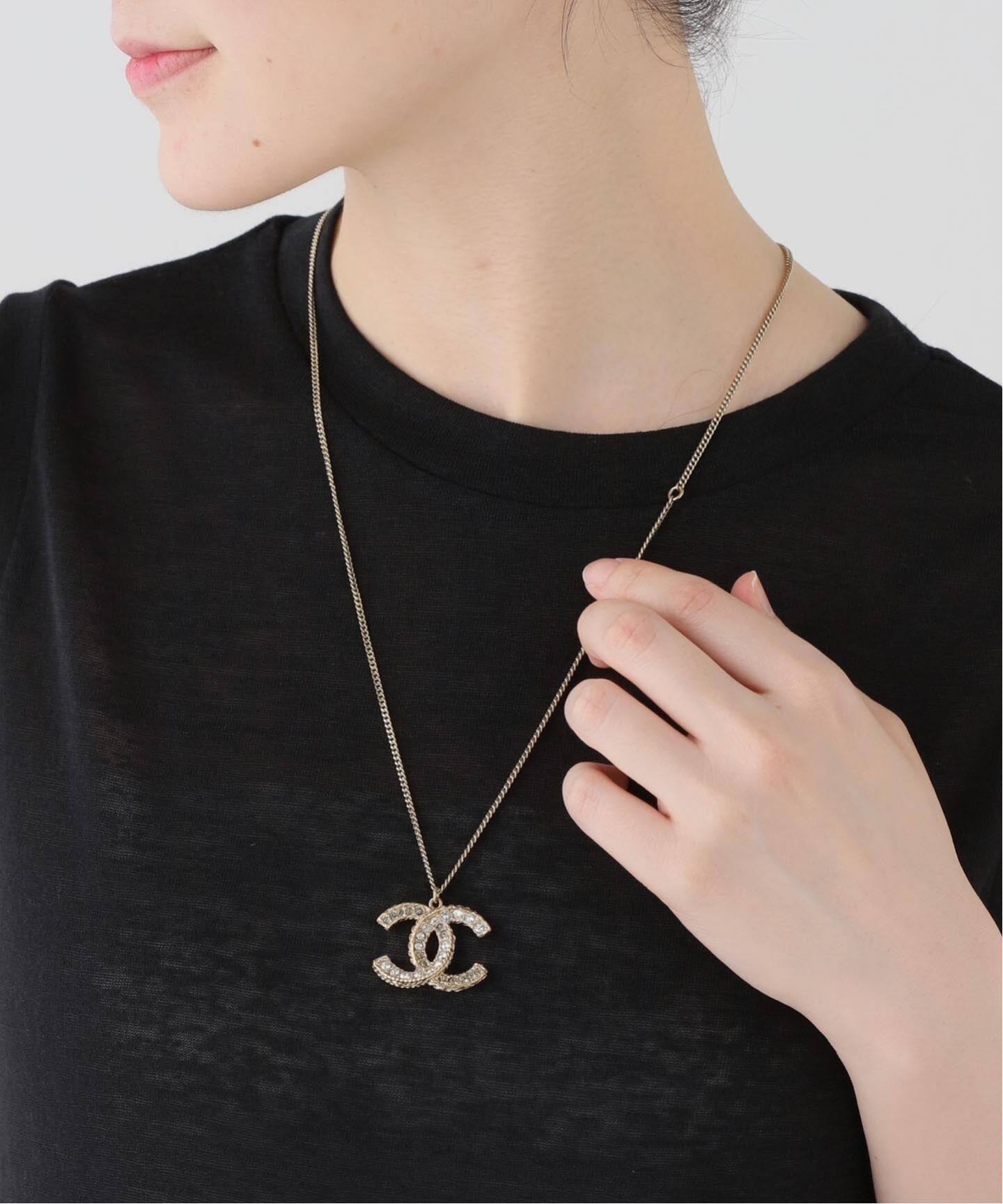 VINTAGE CHANEL/シャネル】CC necklace(ネックレス)|ENSEMBLE VINTAGE CHANEL/シャネル】CC necklace(ネックレス)|ENSEMBLE