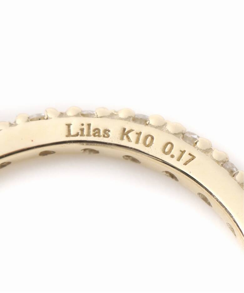 フルエタニティーダイヤピンキーリング K10（リング）｜Lilas（リラ 