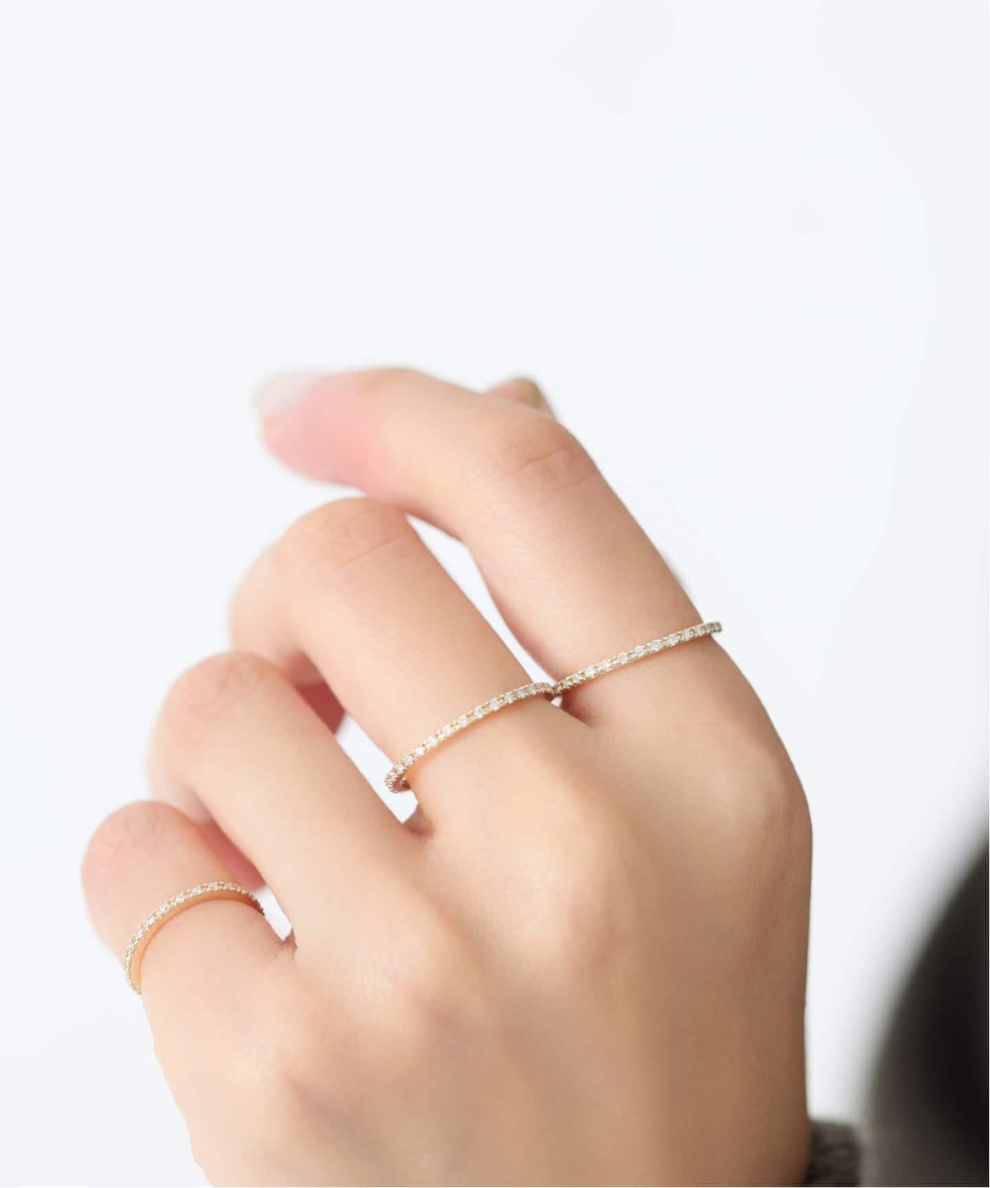 フルエタニティーダイヤリング K10（リング）｜Lilas（リラ）の通販