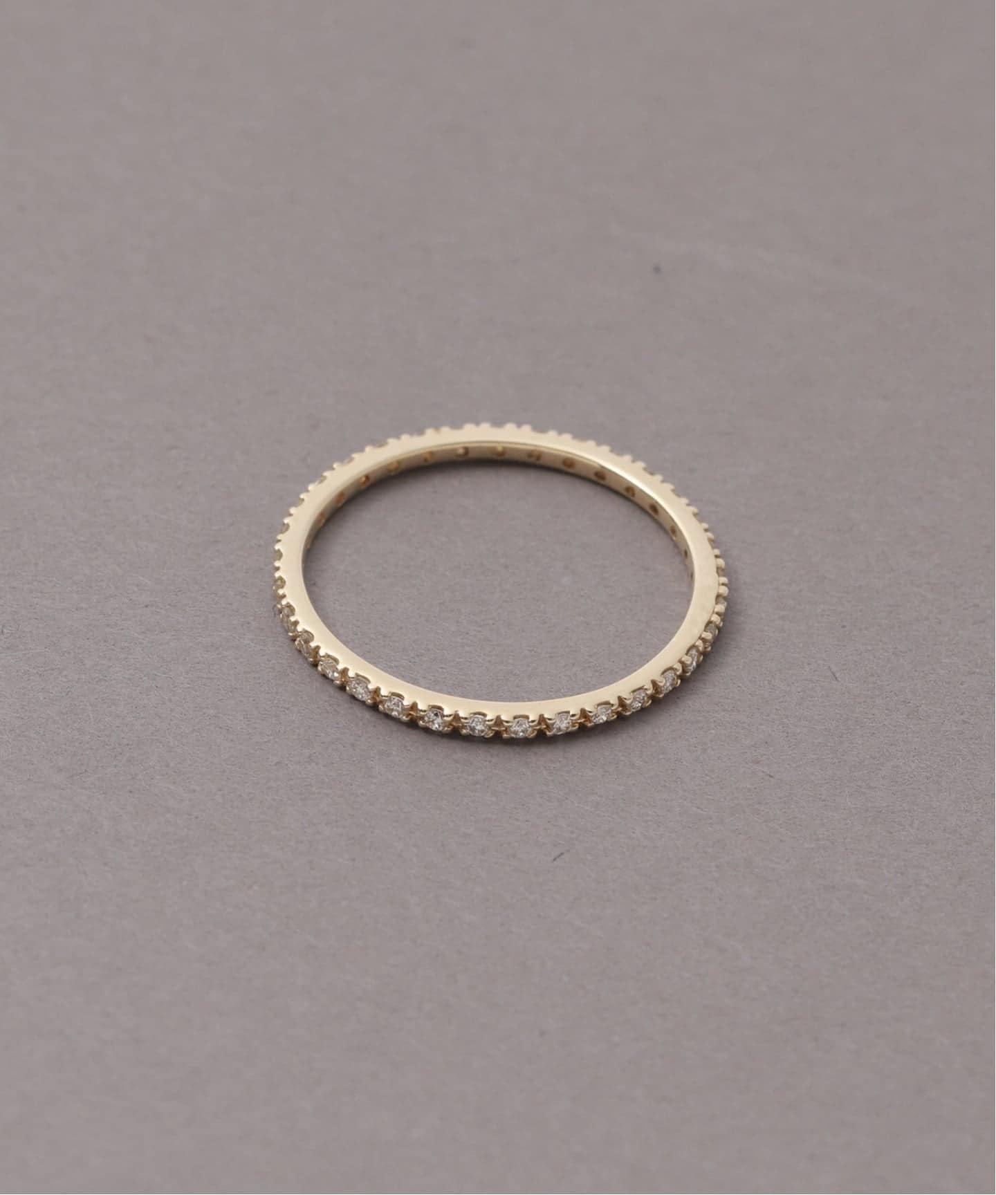 (美品)Lilas 10k ダイヤフルエタニティリング　15号 Lilas】《WEB/有楽町店限定》K18エタニティダイヤリング発売！｜Lilas