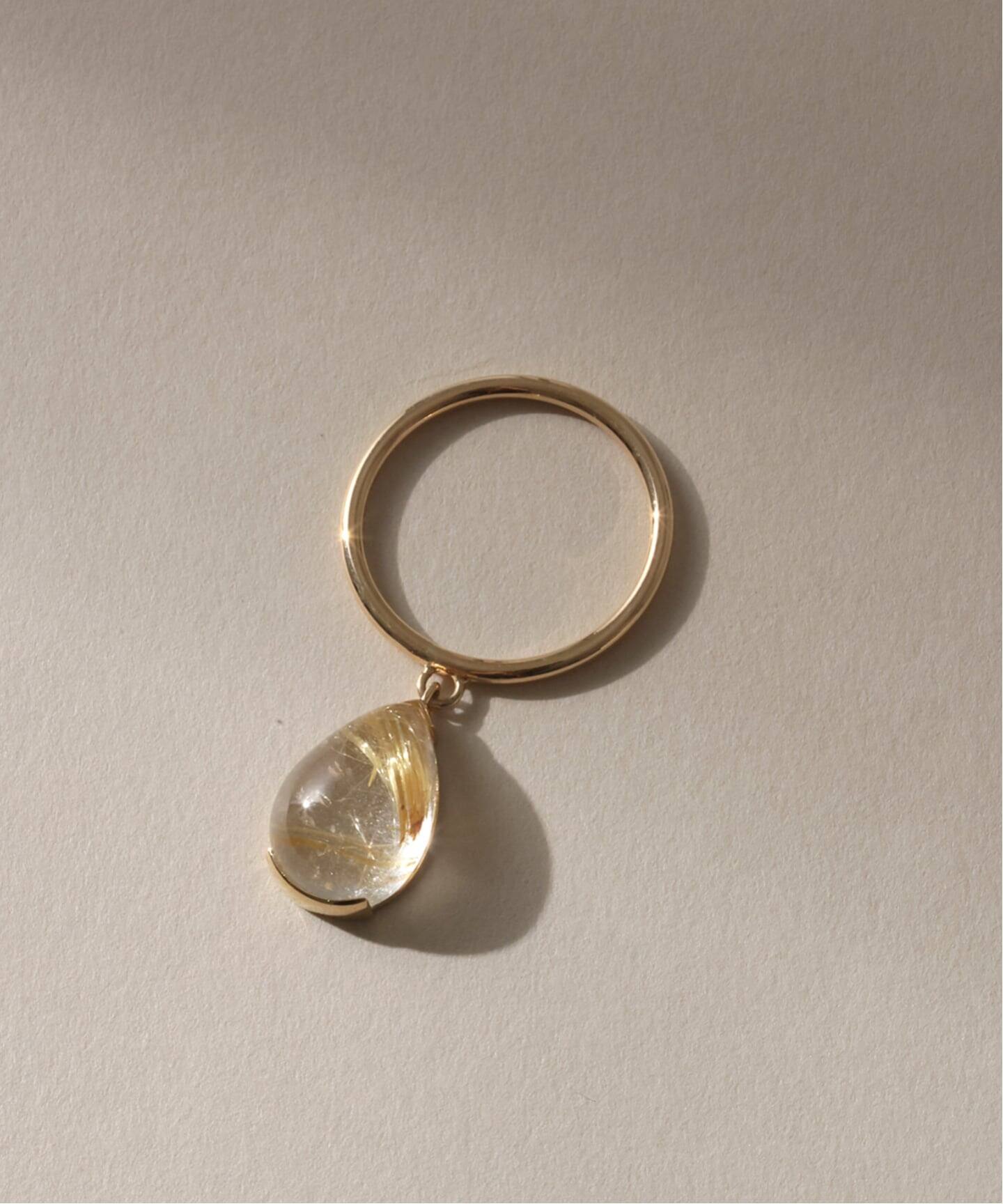 スイングルチルクォーツリング K10（リング）｜Lilas（リラ）の通販