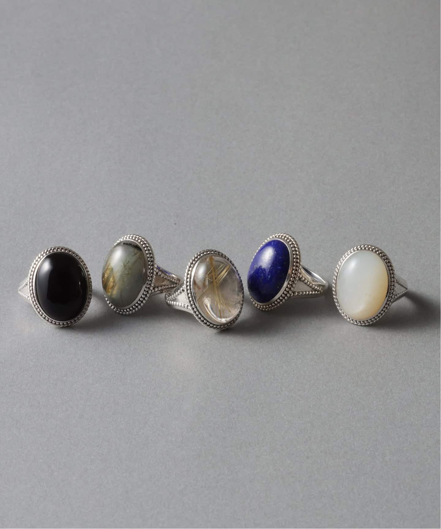 SAMH by LILAS】ホワイトムーンストーンリング SV（リング）｜Lilas