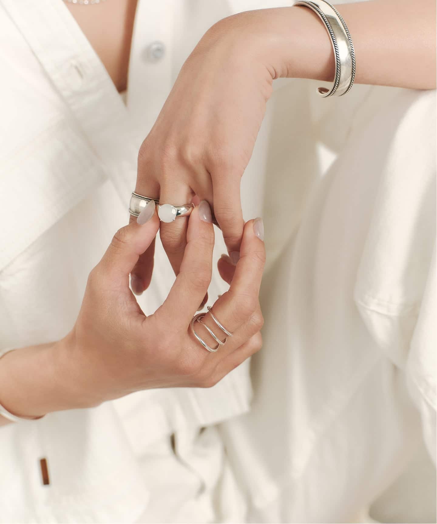 SAMH by LILAS】 MELTED MOON RING SV（リング）｜Lilas（リラ）の通販