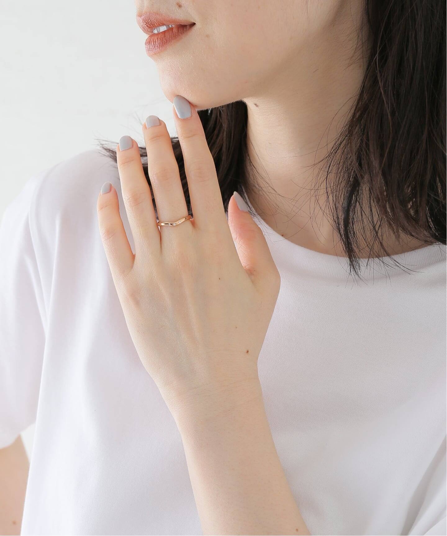 TIFFANY＆CO. Ring Diamond / カーブドバンド（リング）｜HIROB