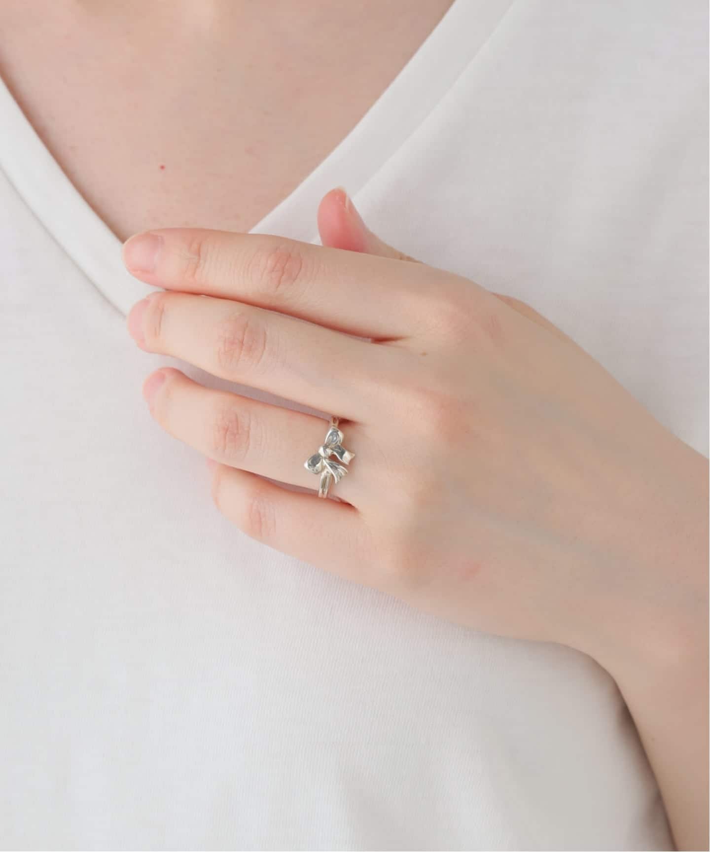VINTAGE TIFFANY&Co./ティファニー】Ribbon ring（リング