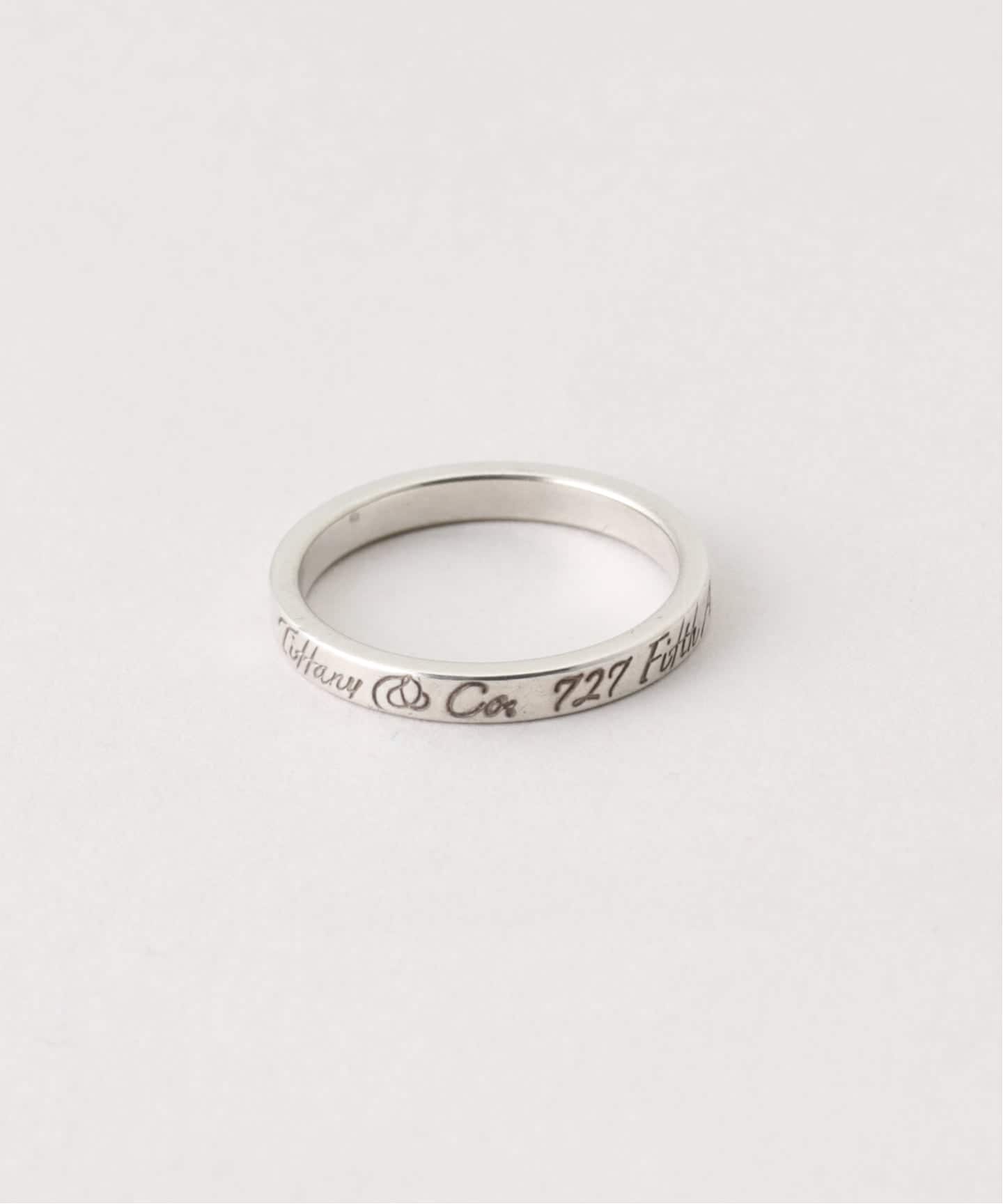 VINTAGE TIFFANY&Co./ティファニー】Notes narrow ring（リング