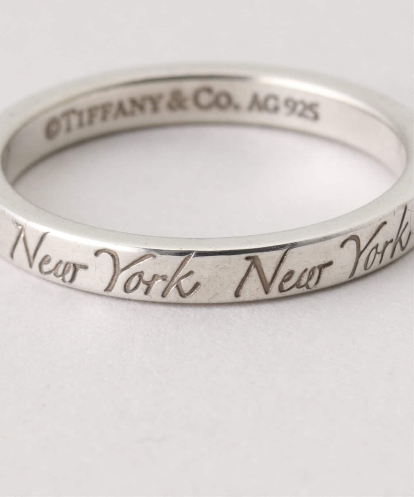 VINTAGE TIFFANY&Co./ティファニー】Notes narrow ring（リング