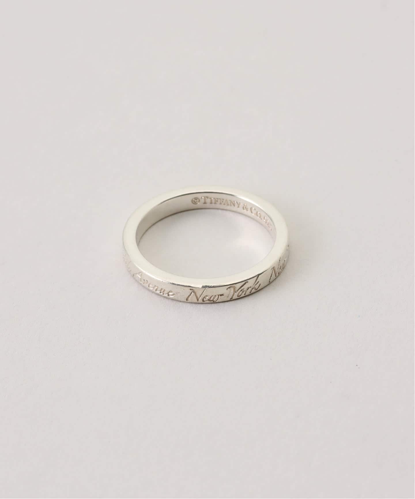 VINTAGE TIFFANY&Co./ティファニー】Notes narrow ring（リング