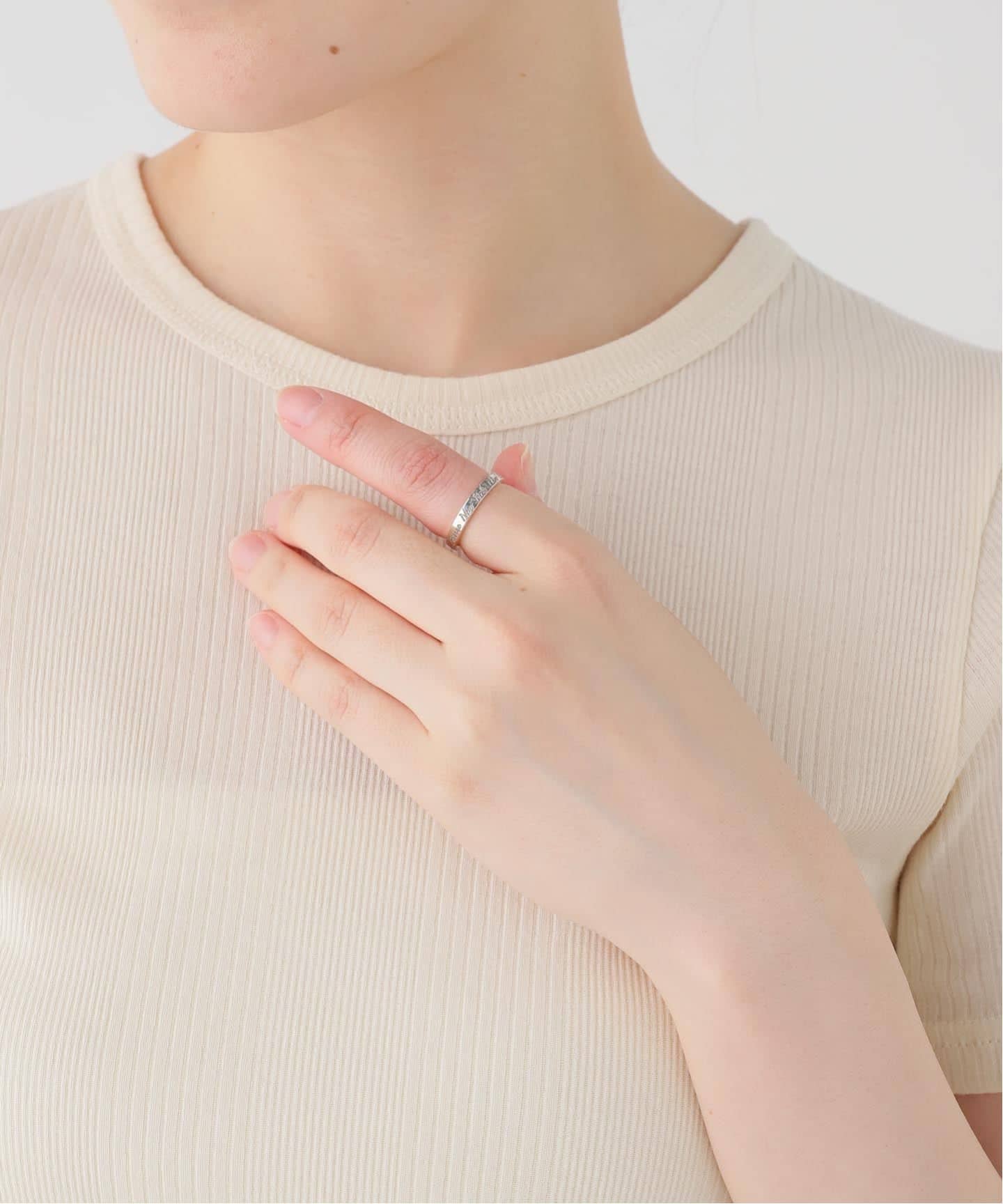 VINTAGE TIFFANY&Co./ティファニー】Notes narrow ring（リング