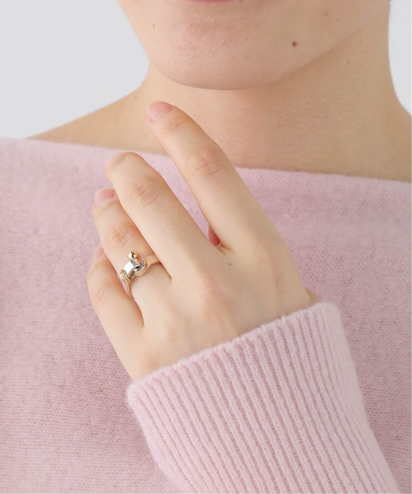 VINTAGE TIFFANY&Co./ティファニー】Hook & eye ring（リング