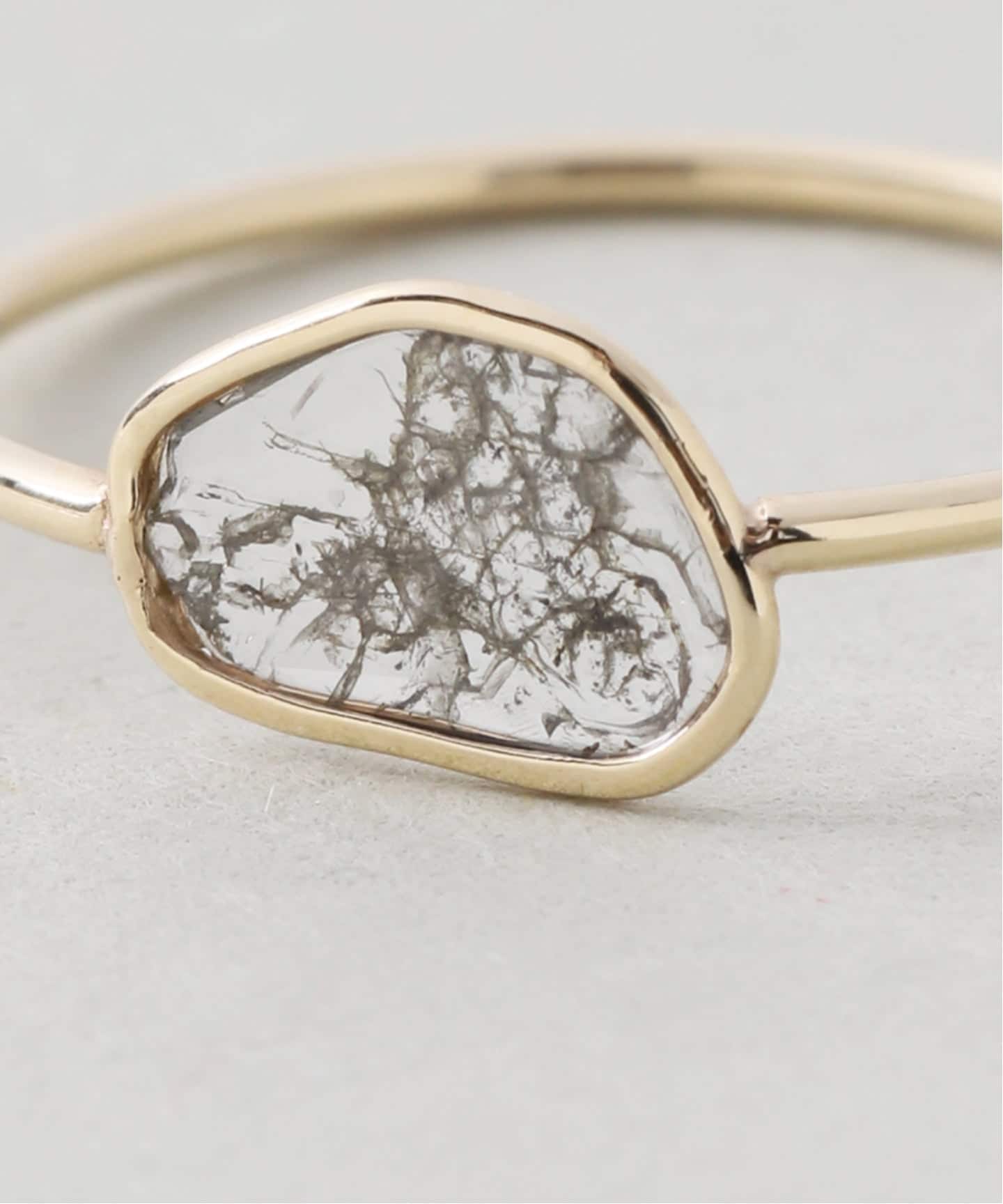 10K slice diamond ring／11（リング）｜DECOUVERTE（デクーヴェルト