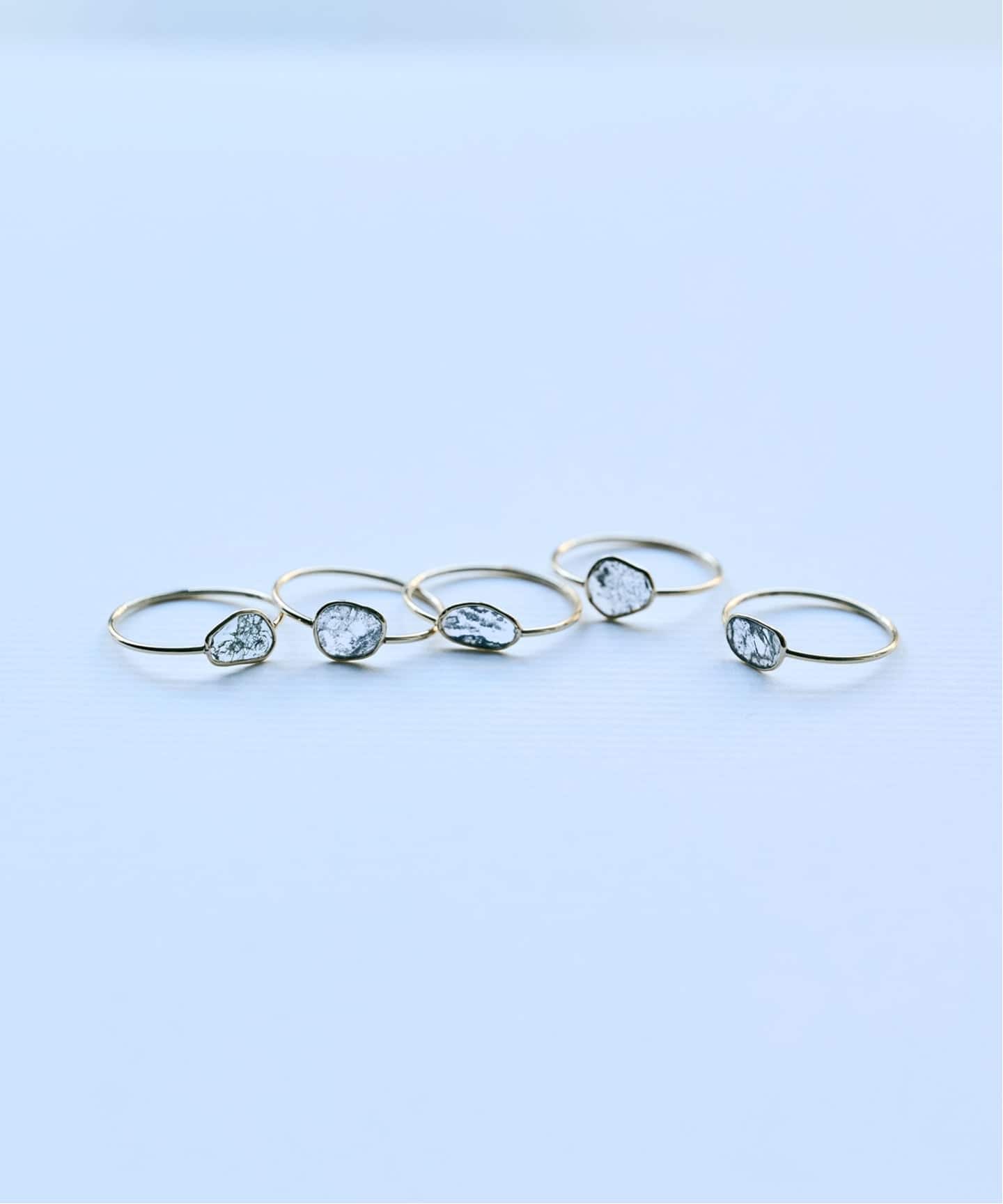 10K slice diamond ring／11（リング）｜DECOUVERTE（デクーヴェルト