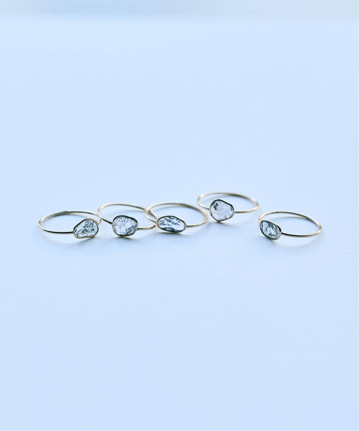 10K slice diamond ring／11（リング）｜DECOUVERTE（デクーヴェルト