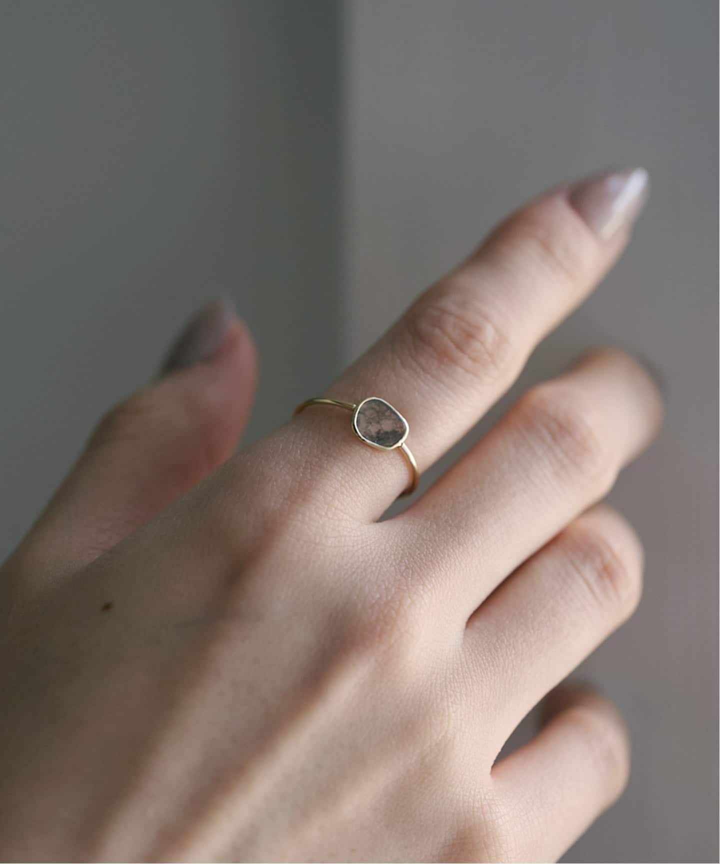 10K slice diamond ring／13（リング）｜DECOUVERTE（デクーヴェルト