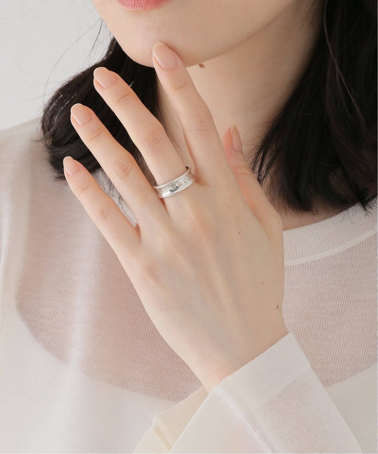 B Tiffany＆Co. ティファニー 指輪 1837 リング 925刻印 シルバー