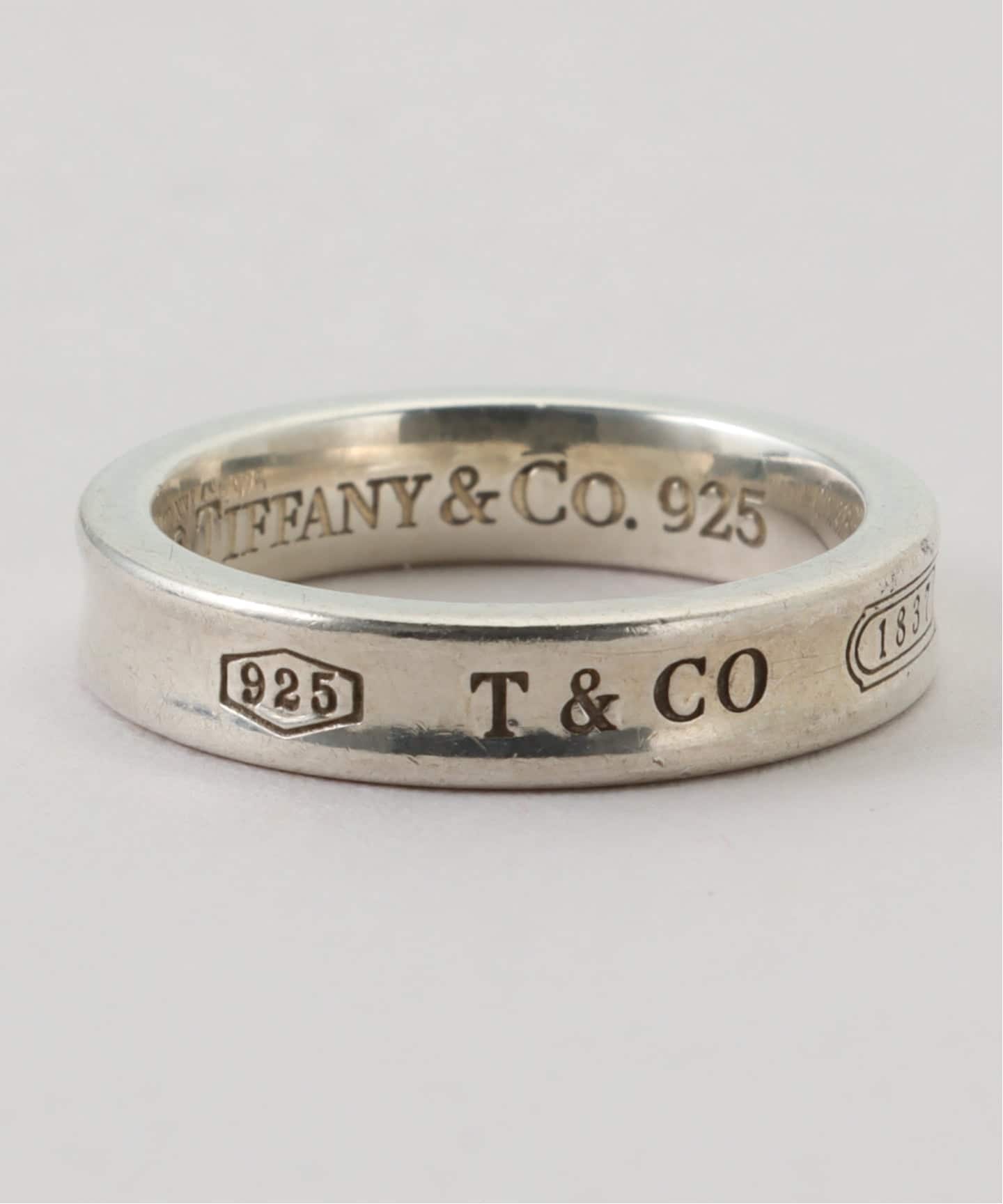 か*い様 TIFFANY ティファニー 1837 Narrow Ring　7.5 VINTAGE TIFFANY&Co./ティファニー】1837 narrow ring（リング