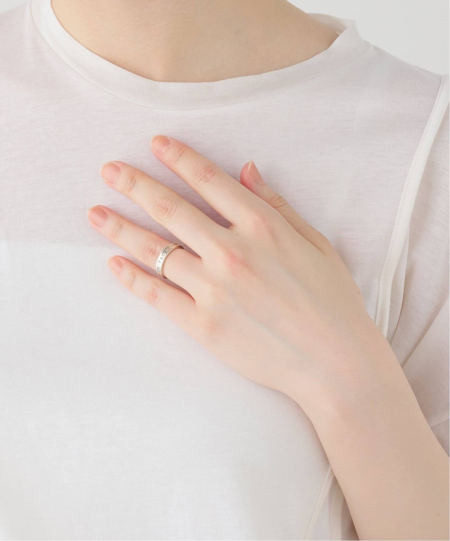 VINTAGE TIFFANY&Co./ティファニー】1837 narrow ring（リング