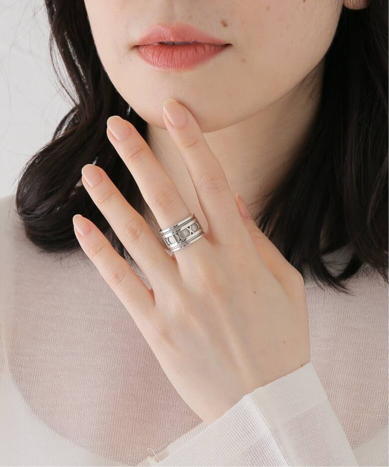 VINTAGE TIFFANY&Co./ティファニー】Atlas wide ring（リング 