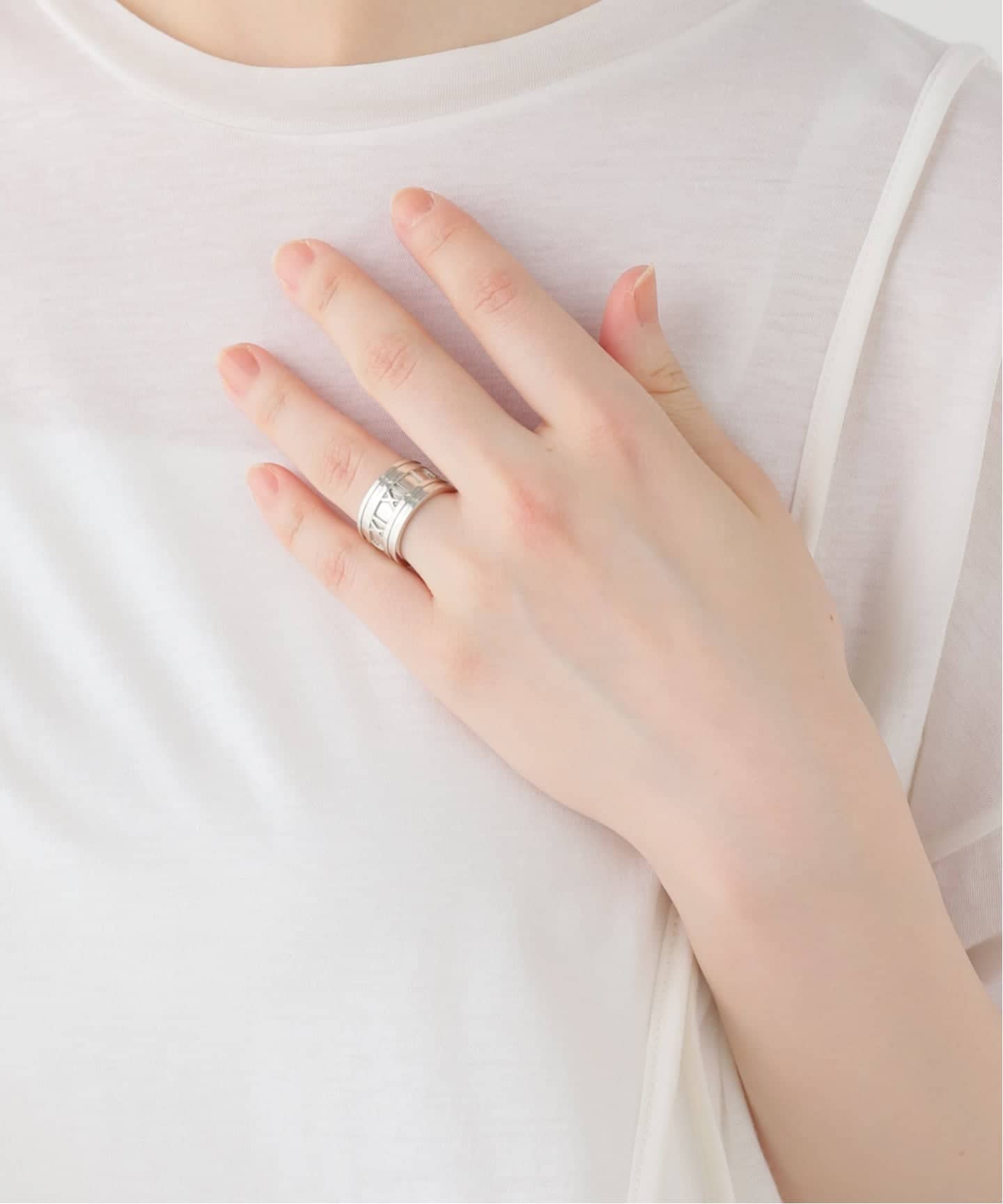 VINTAGE TIFFANY&Co./ティファニー】Atlas wide ring（リング