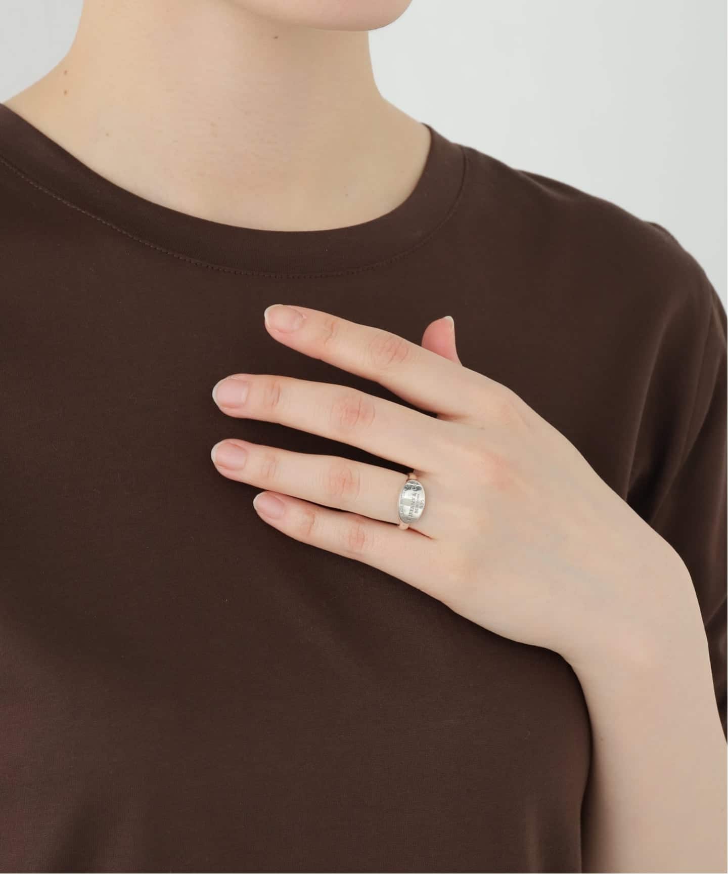 VINTAGE TIFFANY&Co./ティファニー】Return to oval tag ring（リング