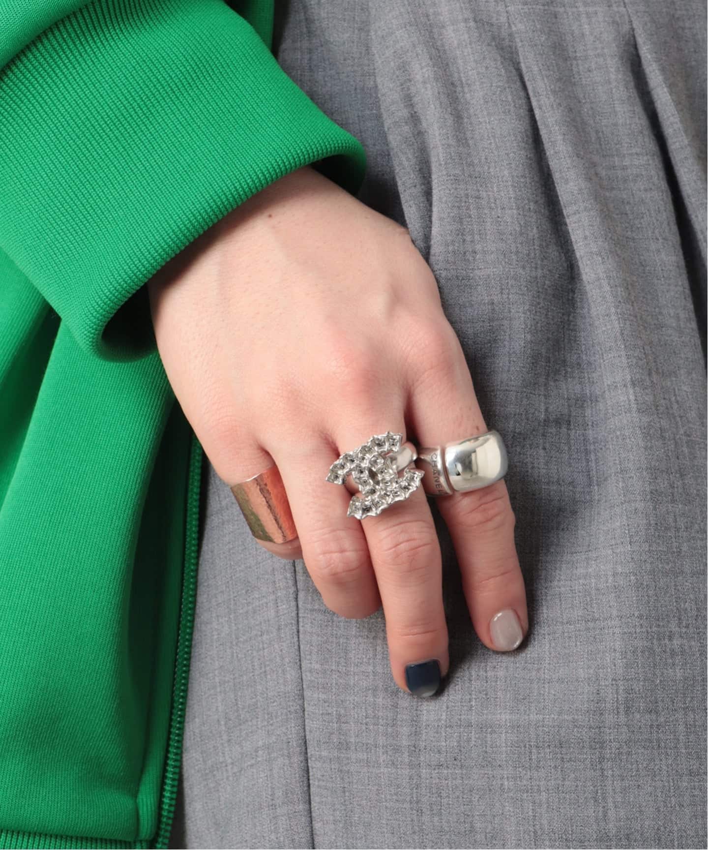 VINTAGE CHANEL/シャネル】CC ring（リング）｜ENSEMBLE（アンサンブル