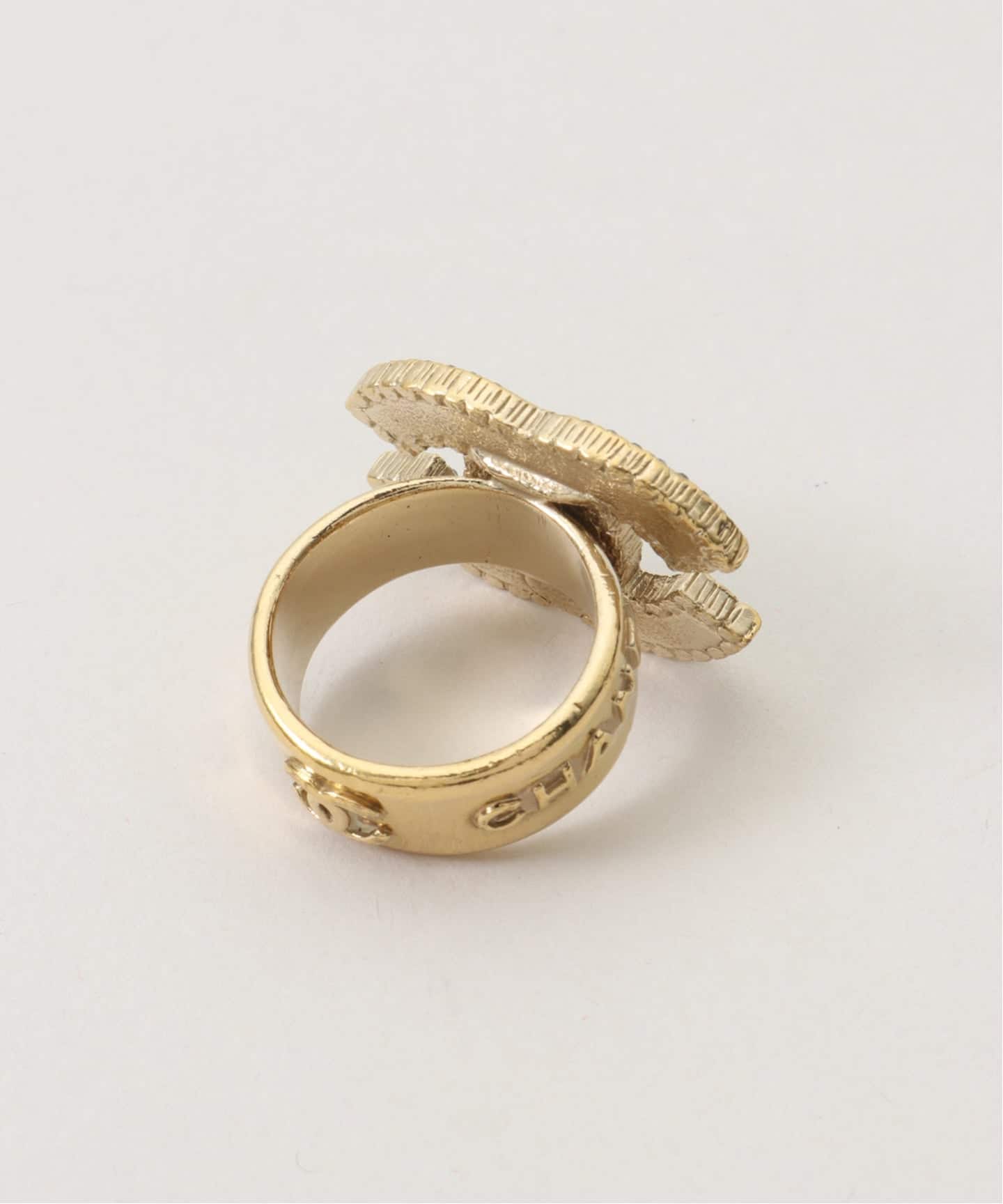 VINTAGE CHANEL/シャネル】CC ring stripe（リング）｜ENSEMBLE