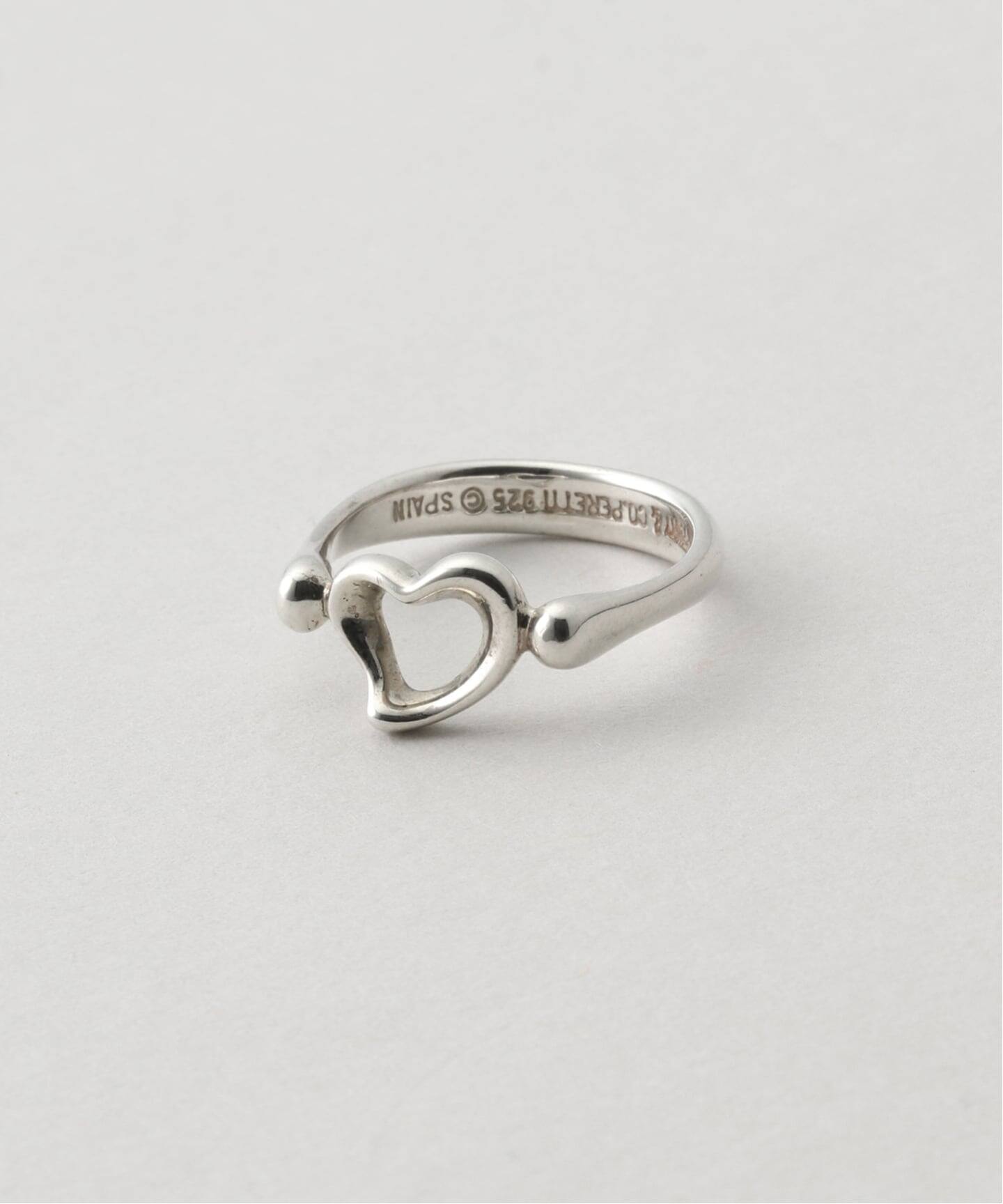 VINTAGE TIFFANY&Co./ティファニー】Open heart ring（リング 