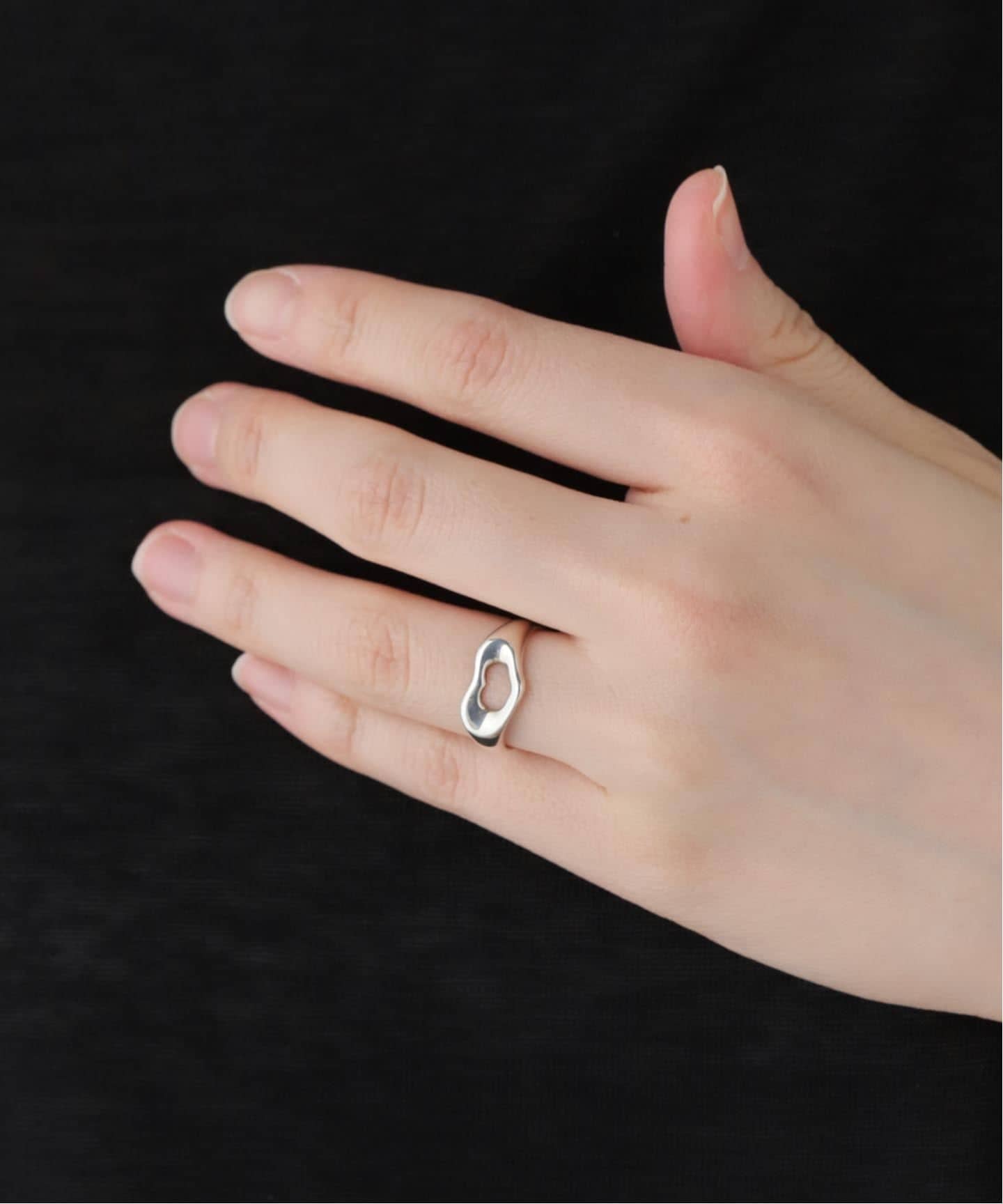 アクセサリー Tiffany & Co. Open Heart Ring 925 VINTAGE TIFFANY&Co./ティファニー】open heart ring（リング
