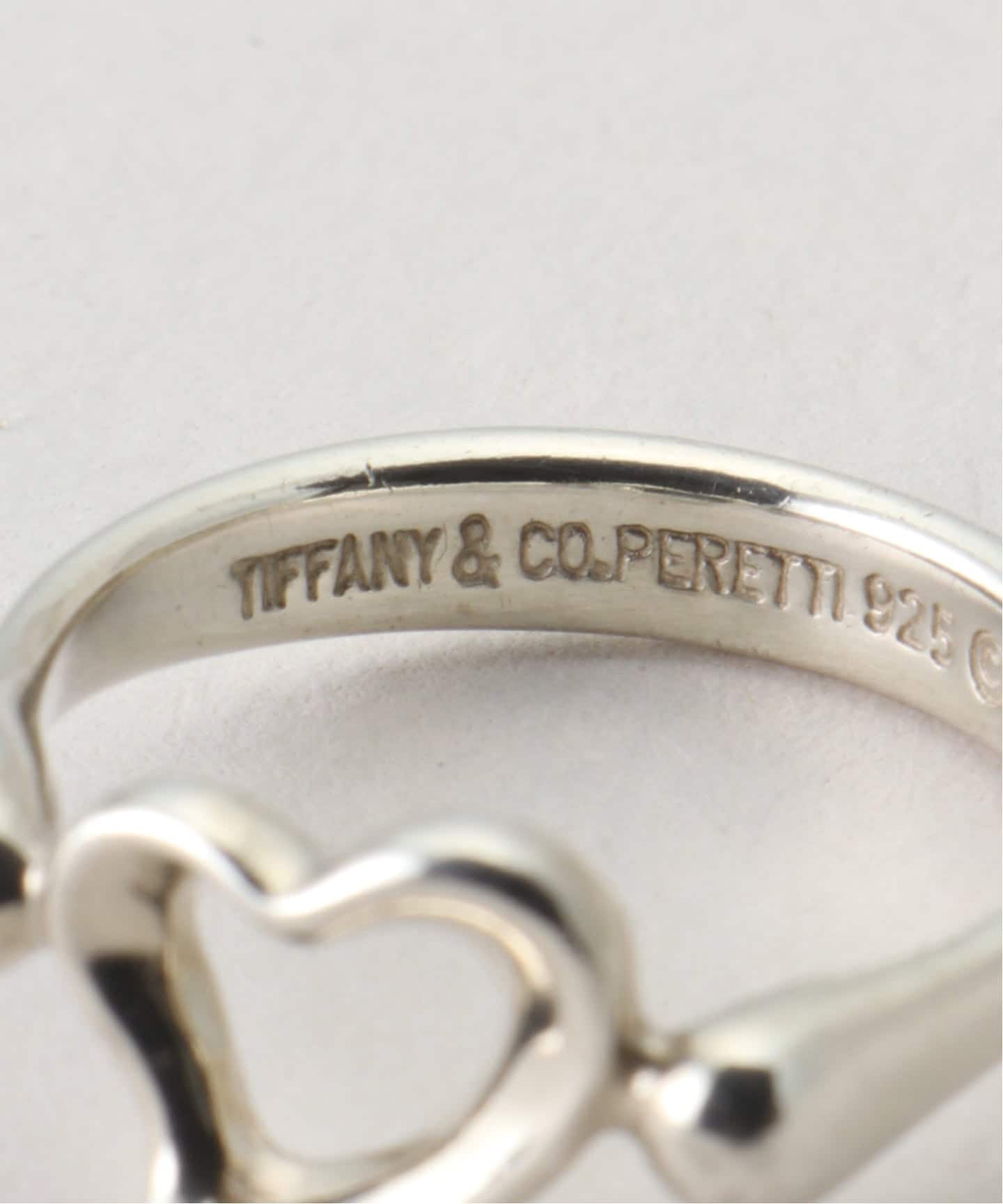 VINTAGE TIFFANY&Co./ティファニー】open heart ring（リング
