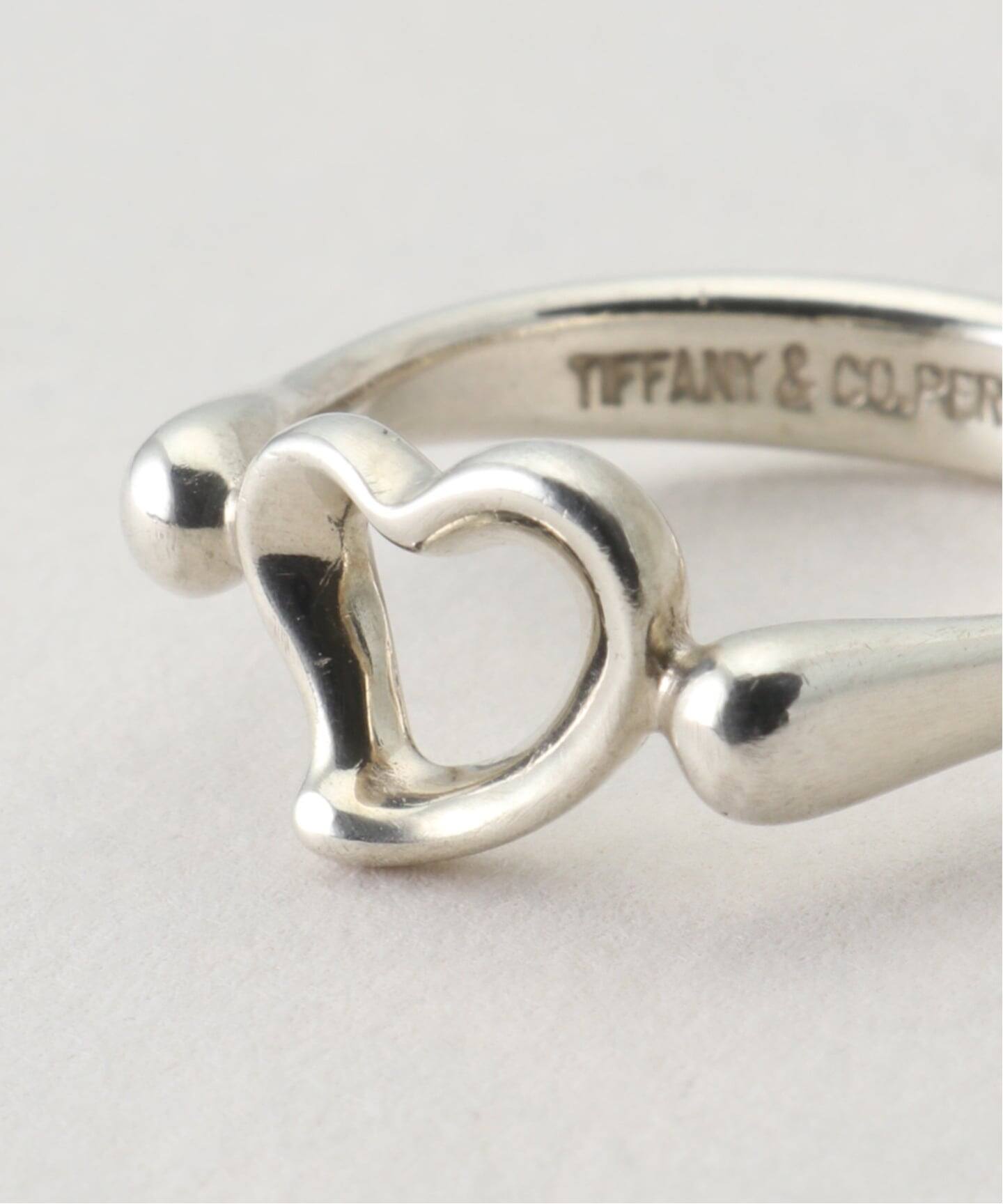 VINTAGE TIFFANY&Co./ティファニー】open heart ring（リング 