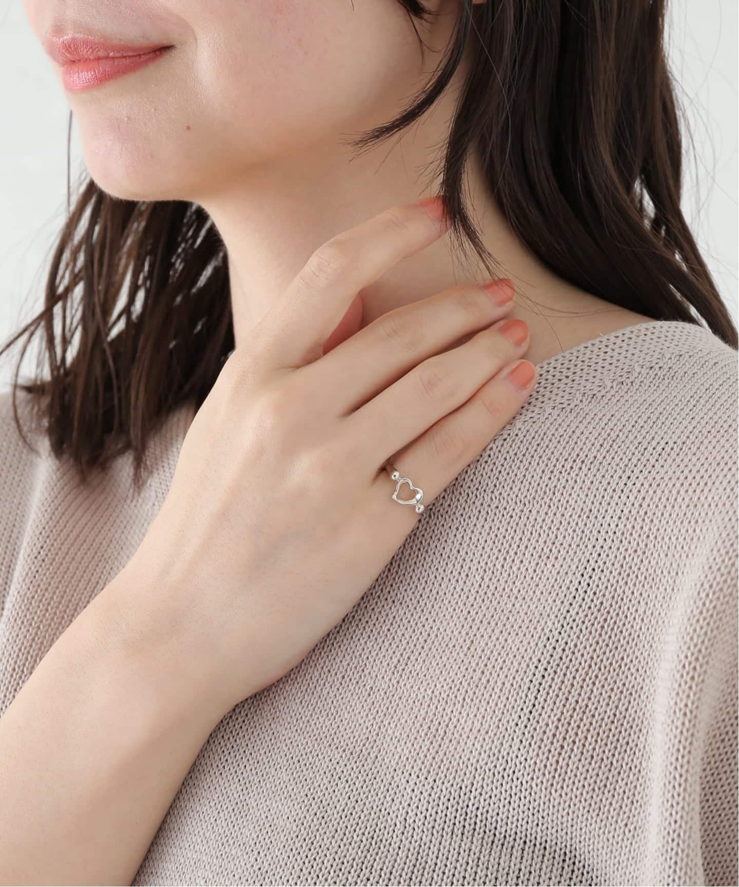 VINTAGE TIFFANY&Co./ティファニー】open heart ring（リング
