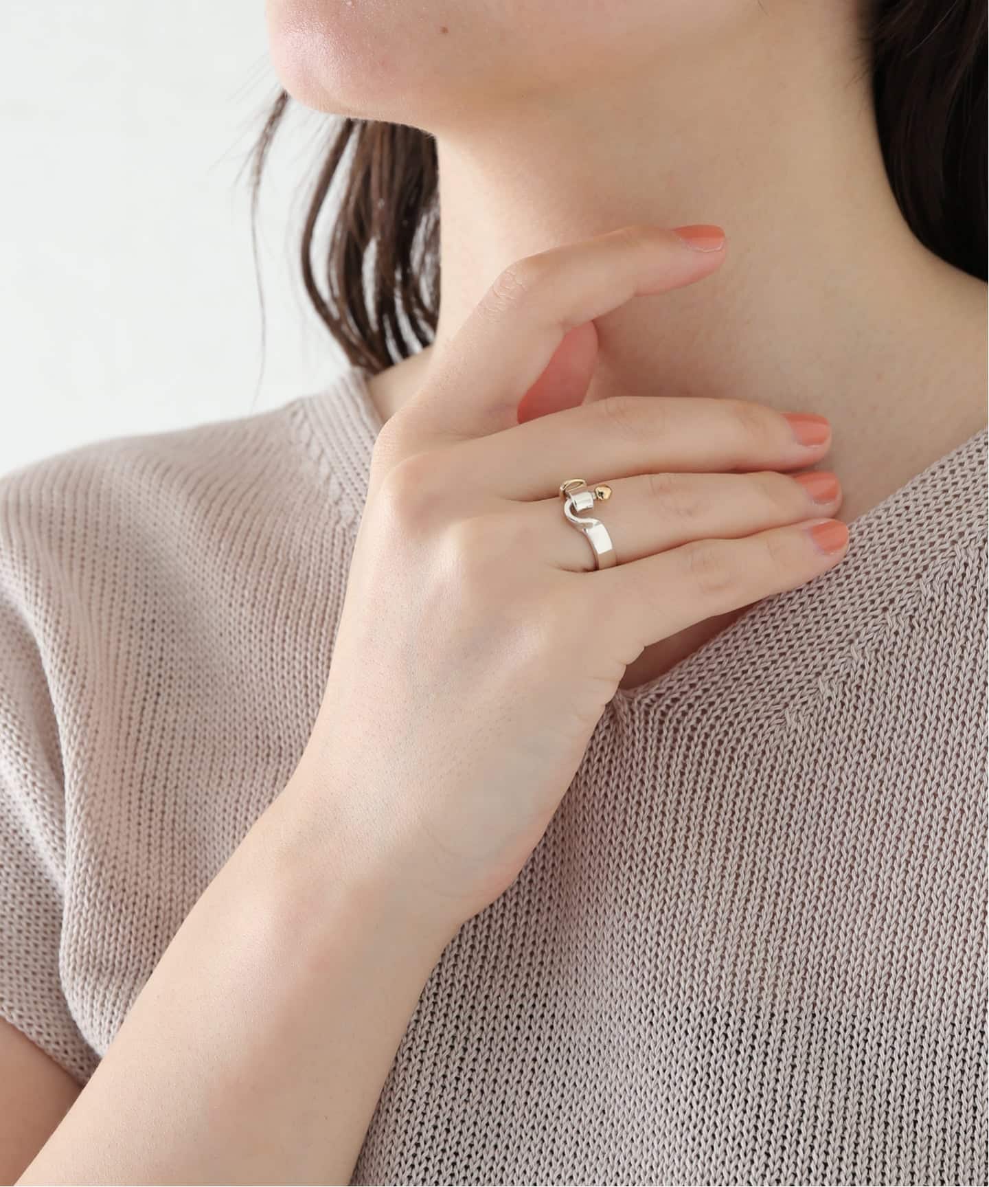 VINTAGE TIFFANY&Co./ティファニー】Hook & eye ring（リング